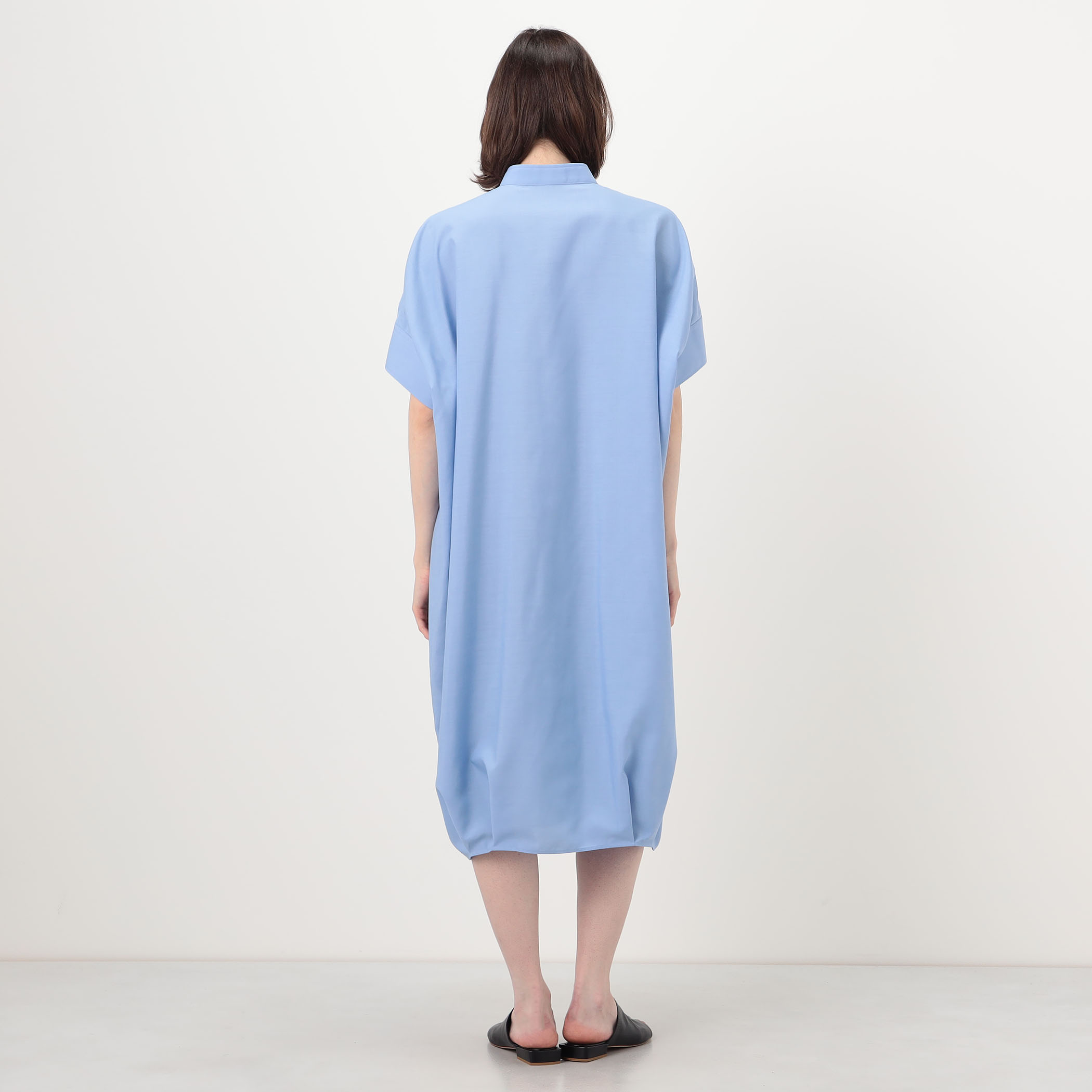別注】THE RERACS × Edition BAND COLLAR BIG SHIRTS DRESS シャツ