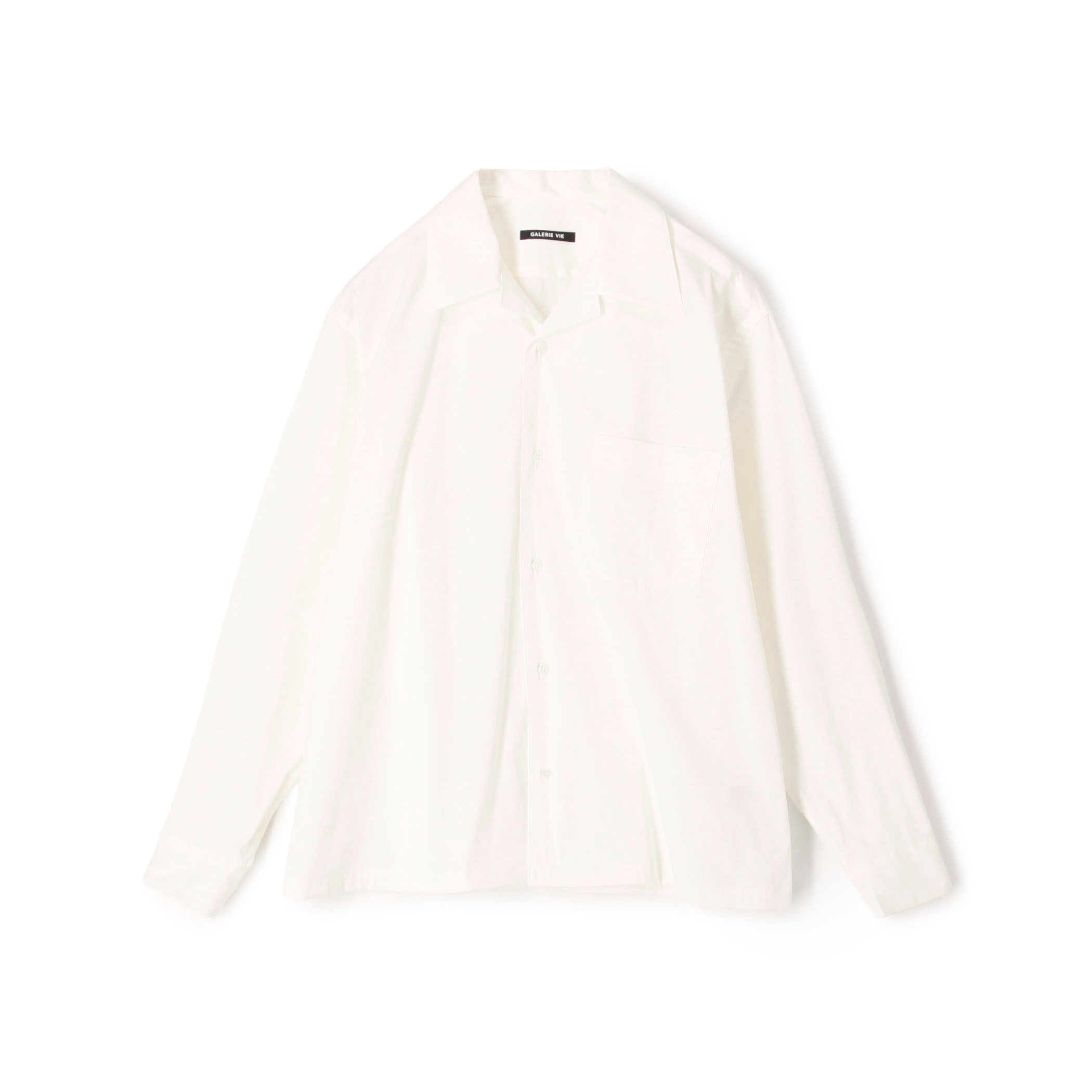 ストレッチタイプライター オープンカラーシャツ