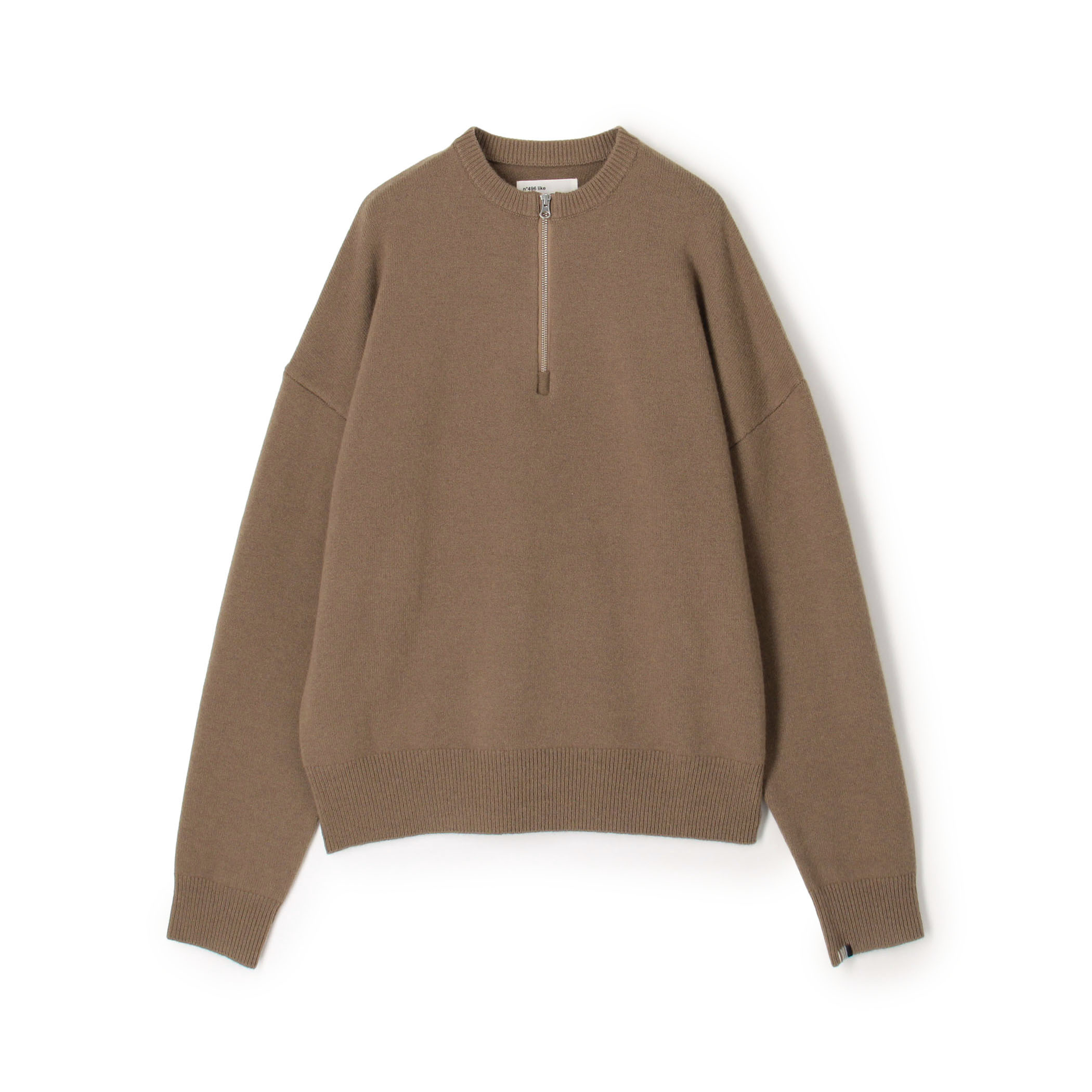extreme cashmere like ハーフジップ プルオーバー
