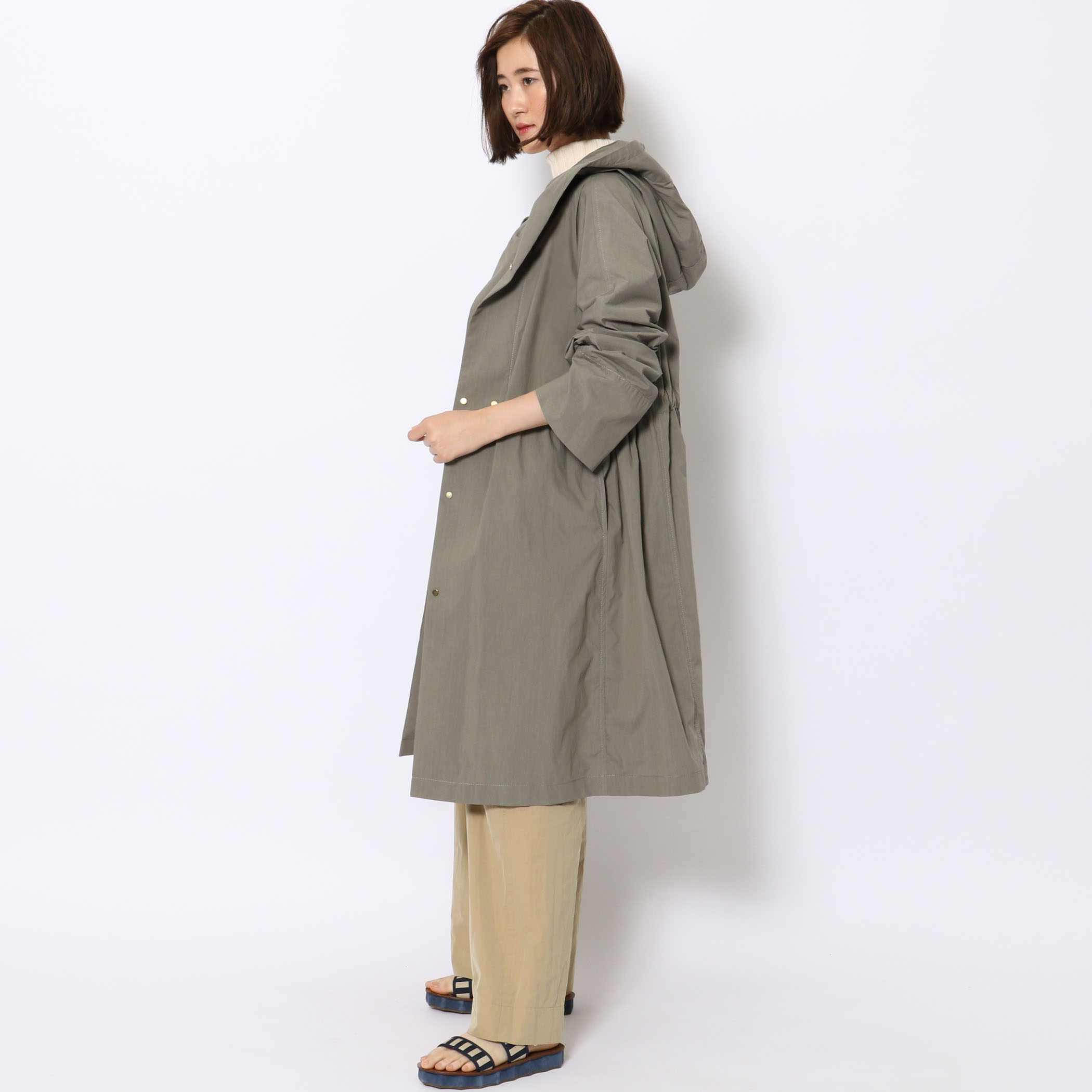 トゥモローランド MACPHEE ミリタリージャケット Aライン フード item6aa30818a46011eeacdd0242ac