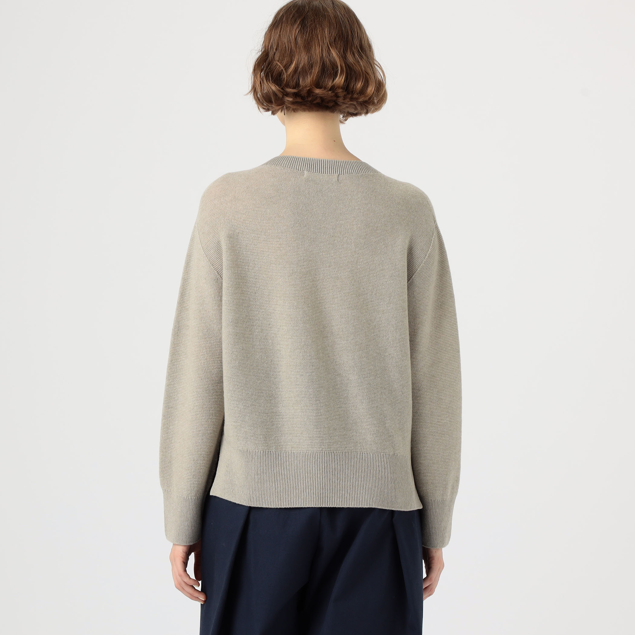 【美品】コットンカシミヤニットプルオーバー¥39,600（税込） TOMORROWLAND｜カシミヤコットン ビルドネックプルオーバー | Rakuten