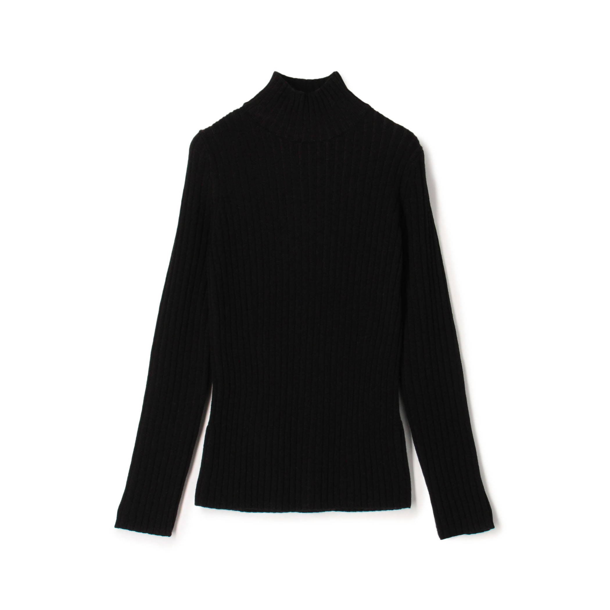 ウールリブ ハイネックプルオーバー