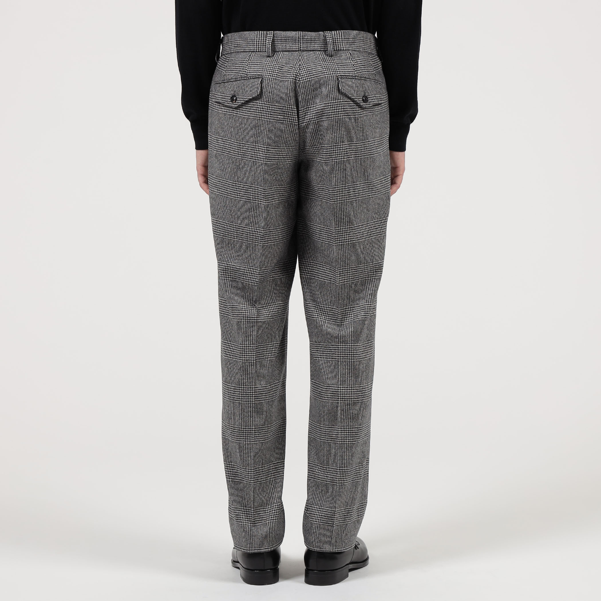 カレッジフランネルウール ノープリーツスラックス｜トゥモローランド