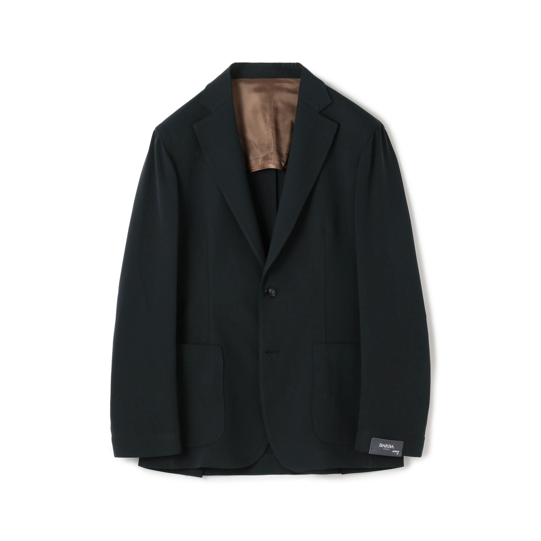 BARBA EASY J1ポリエステルレーヨン シングルブレステッド2Bジャケット