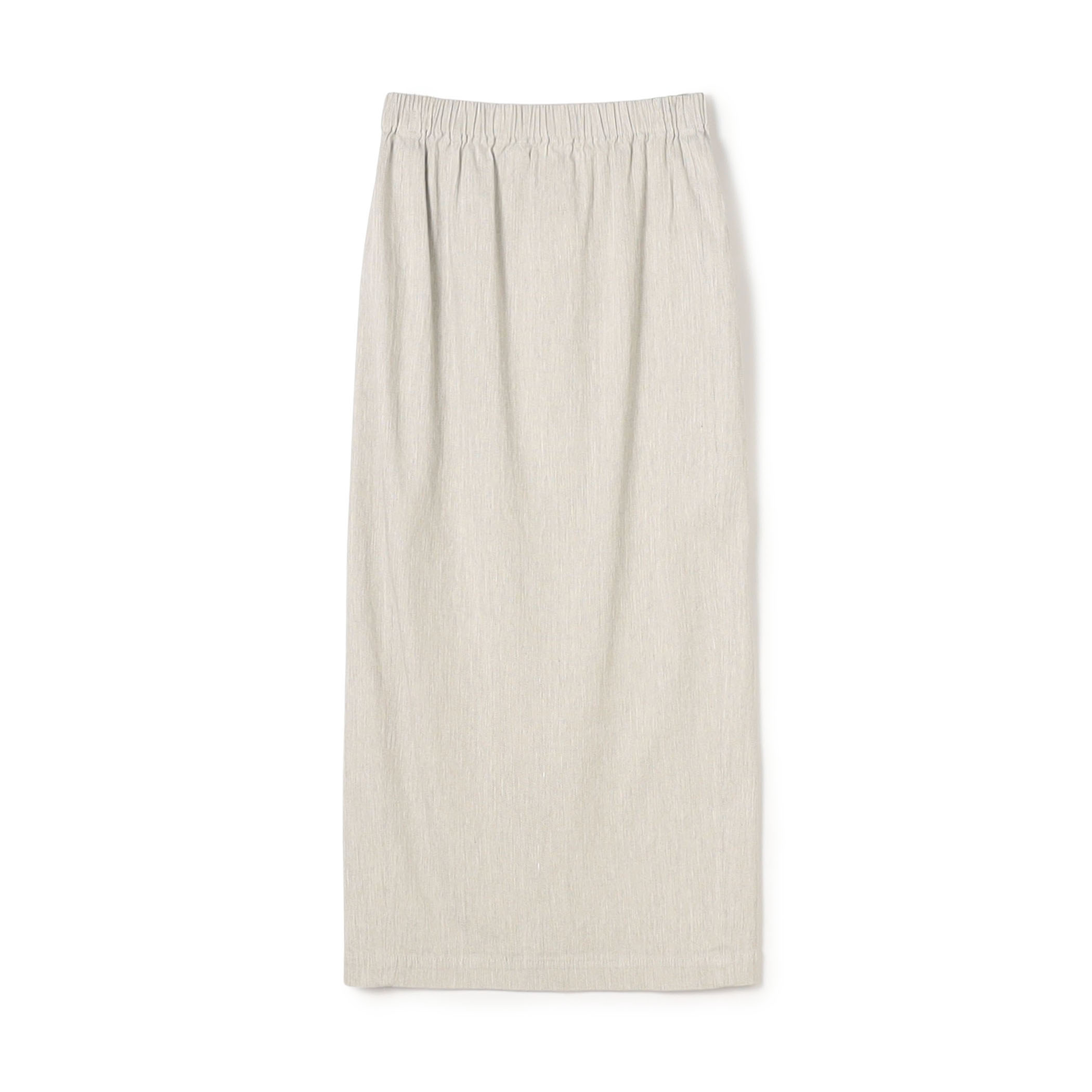 Cotton linen stretch easy pencil line Skirts