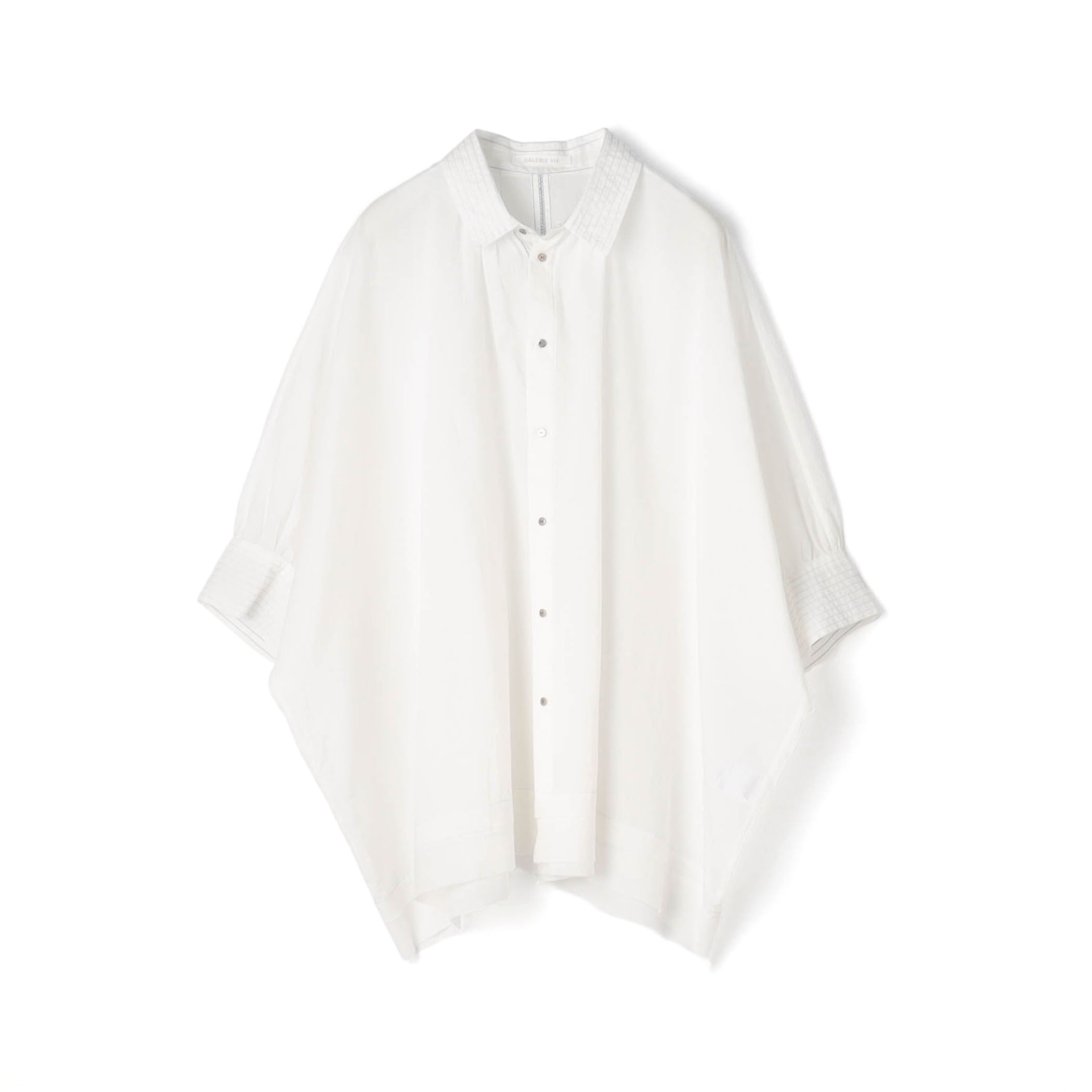 インドコットン ワイドシャツ