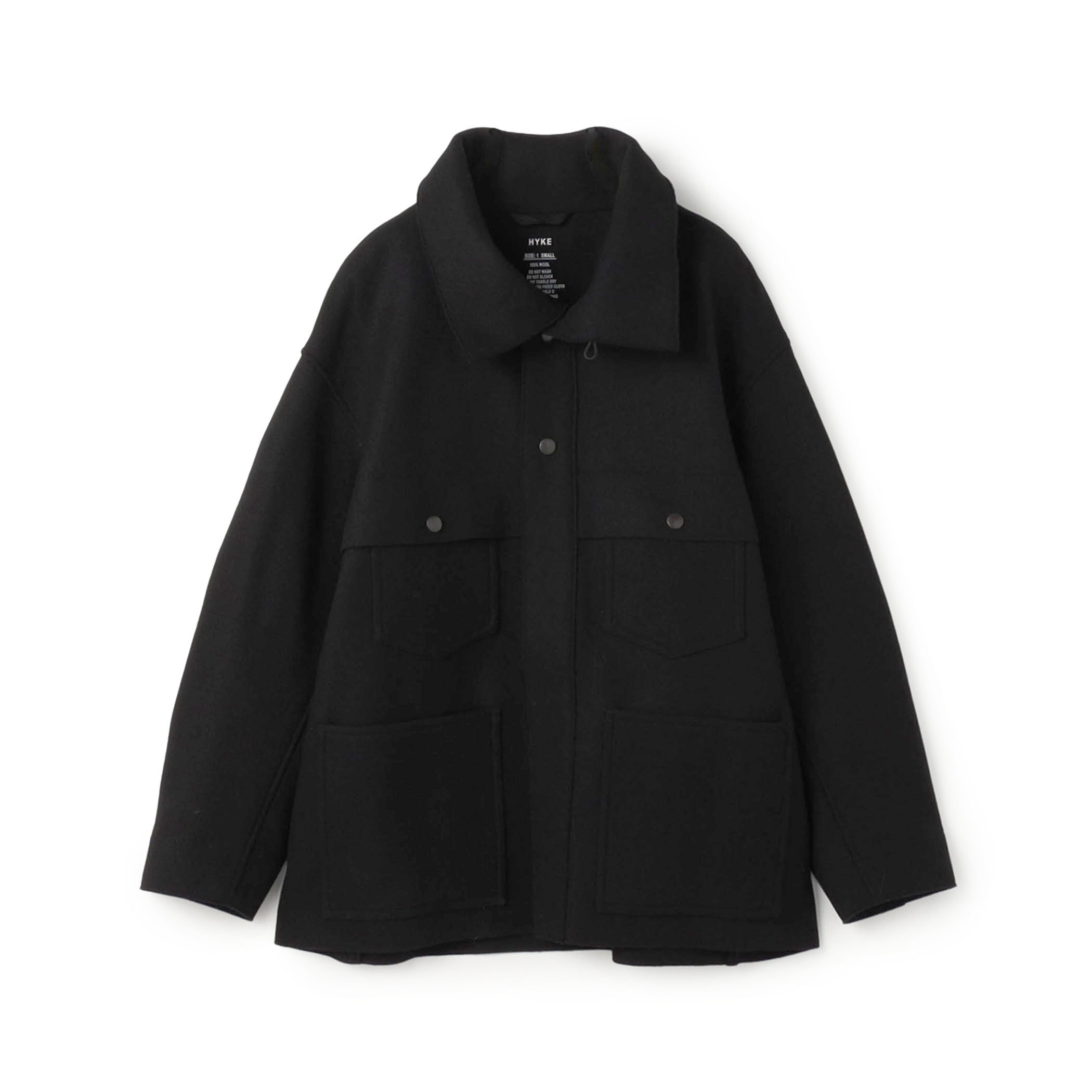 HYKE MELTON LOGGER JACKET メルトンジャケット｜トゥモローランド