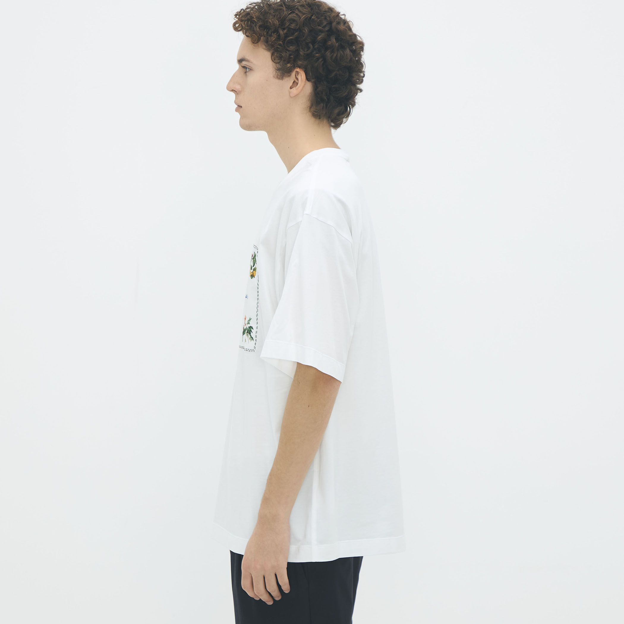 CABaN スビンコットン GREEN SHOWERプリントTシャツ｜トゥモローランド