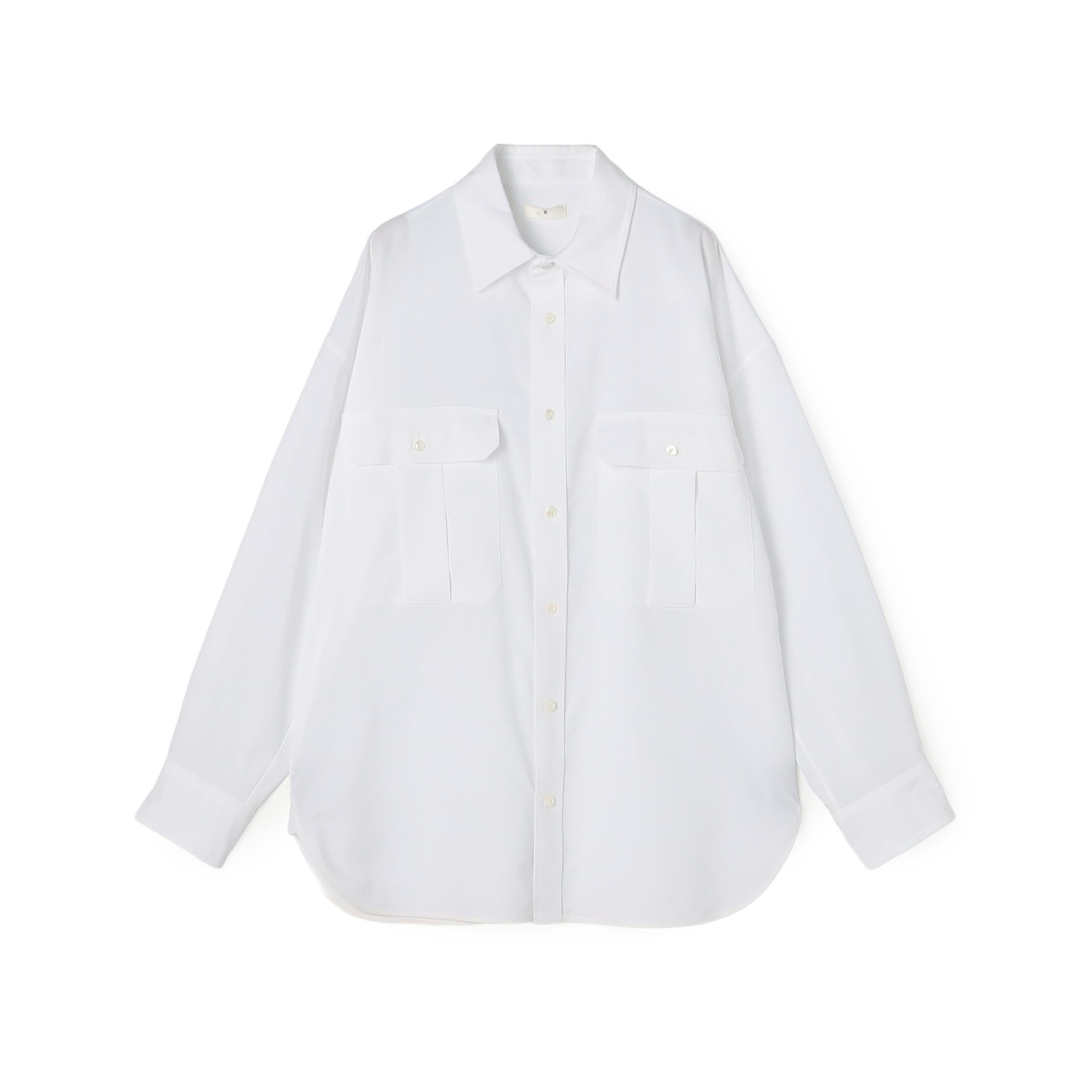 コットンボイル レギュラーカラーシャツ