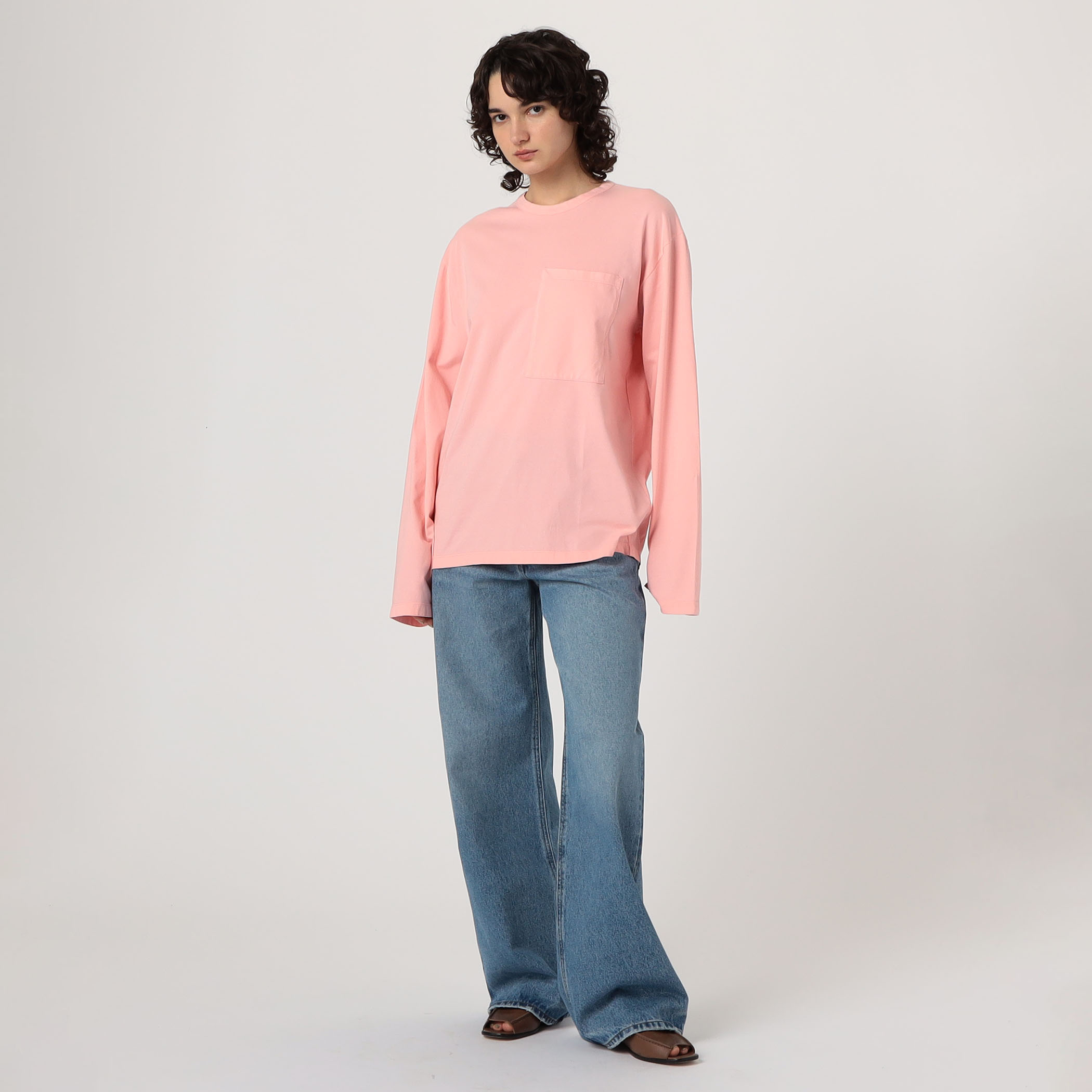 tシャツ CAN PEP REY UNISEX T-SHIRT L/S コットン ロングスリーブTシャツ レディース CAN PEP REY UNISEX T-SHIRT L/S コットン ロングスリーブT