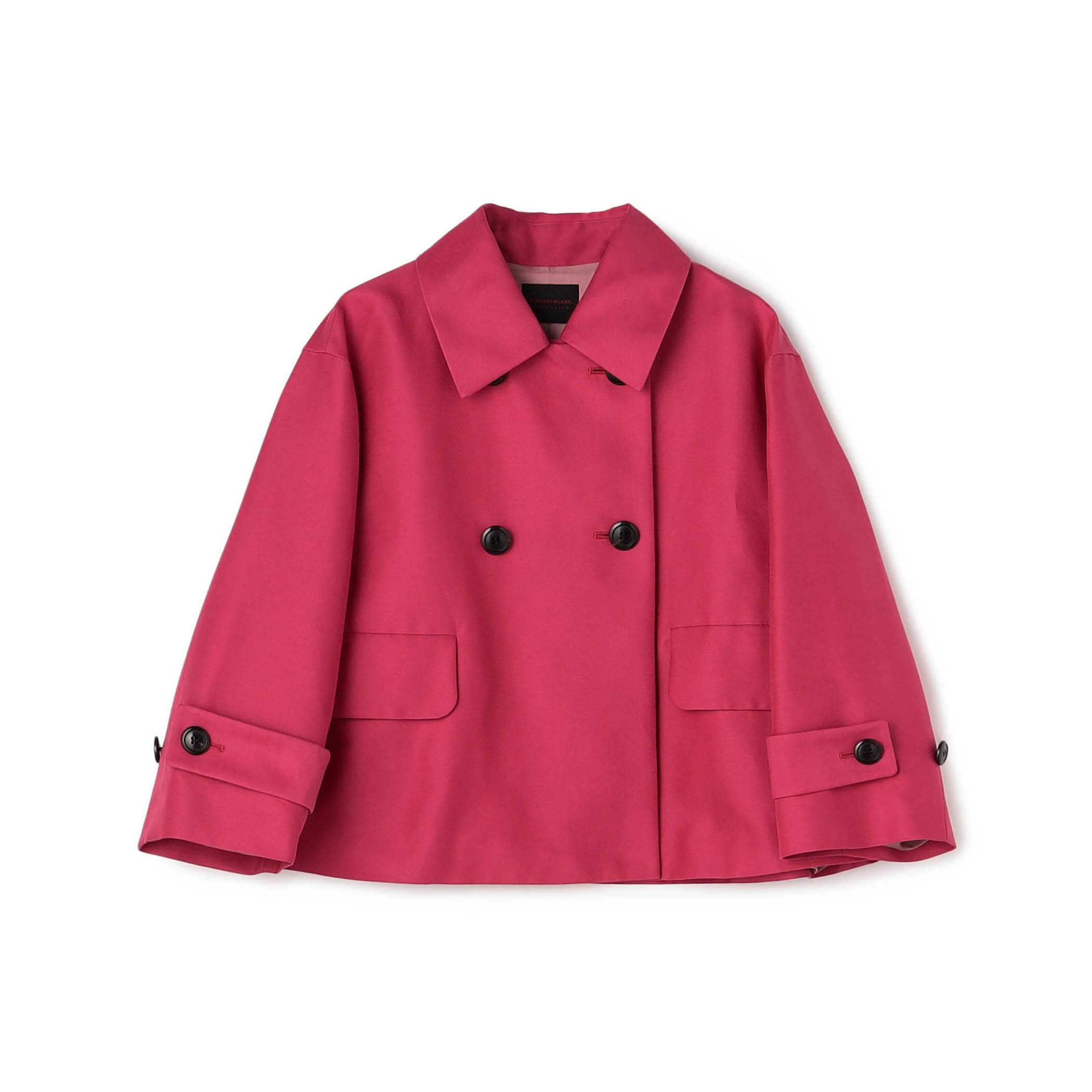 コットンシルクグログラン トラペーズジャケット