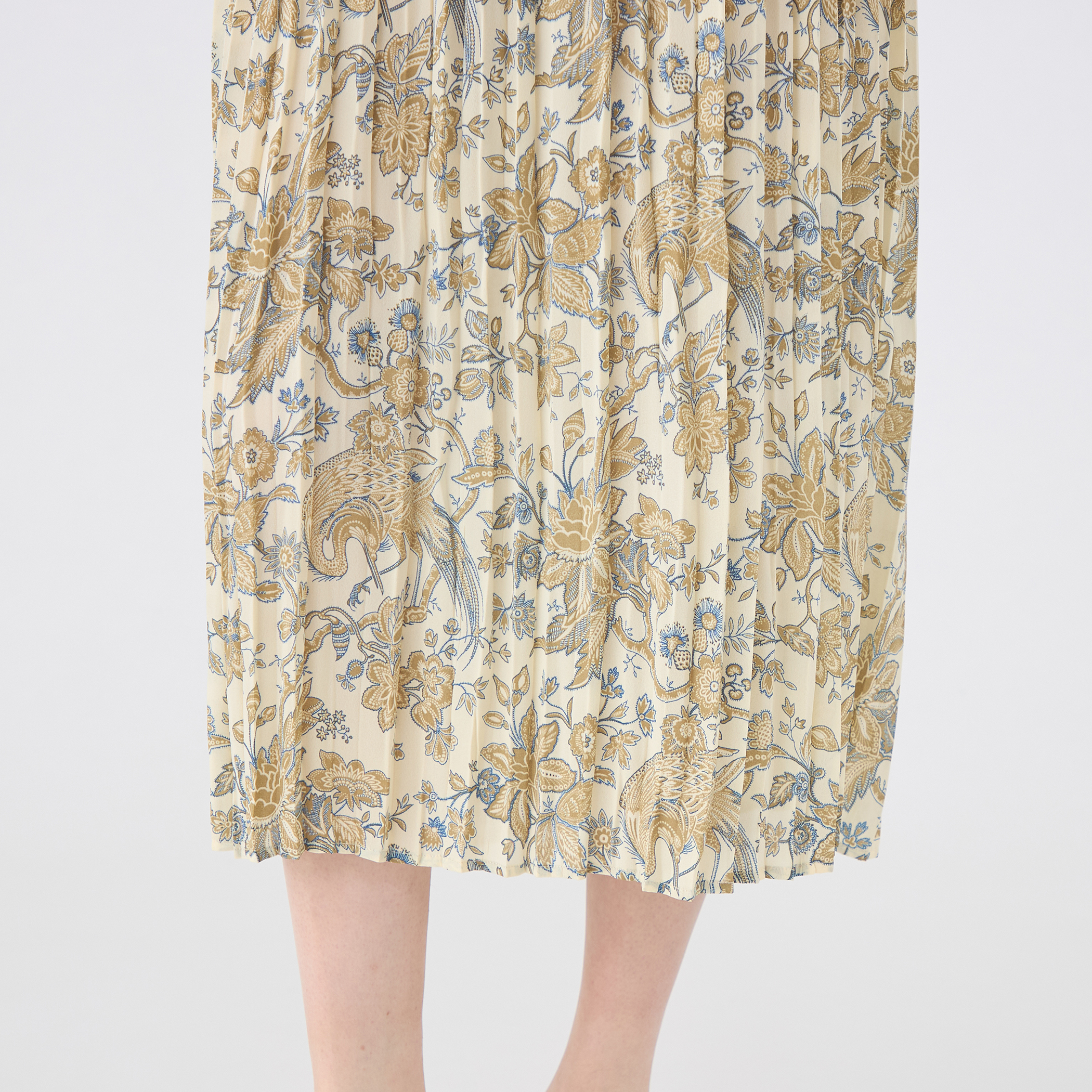 ポリエステルプリント プリーツワンピース｜トゥモローランド 公式通販