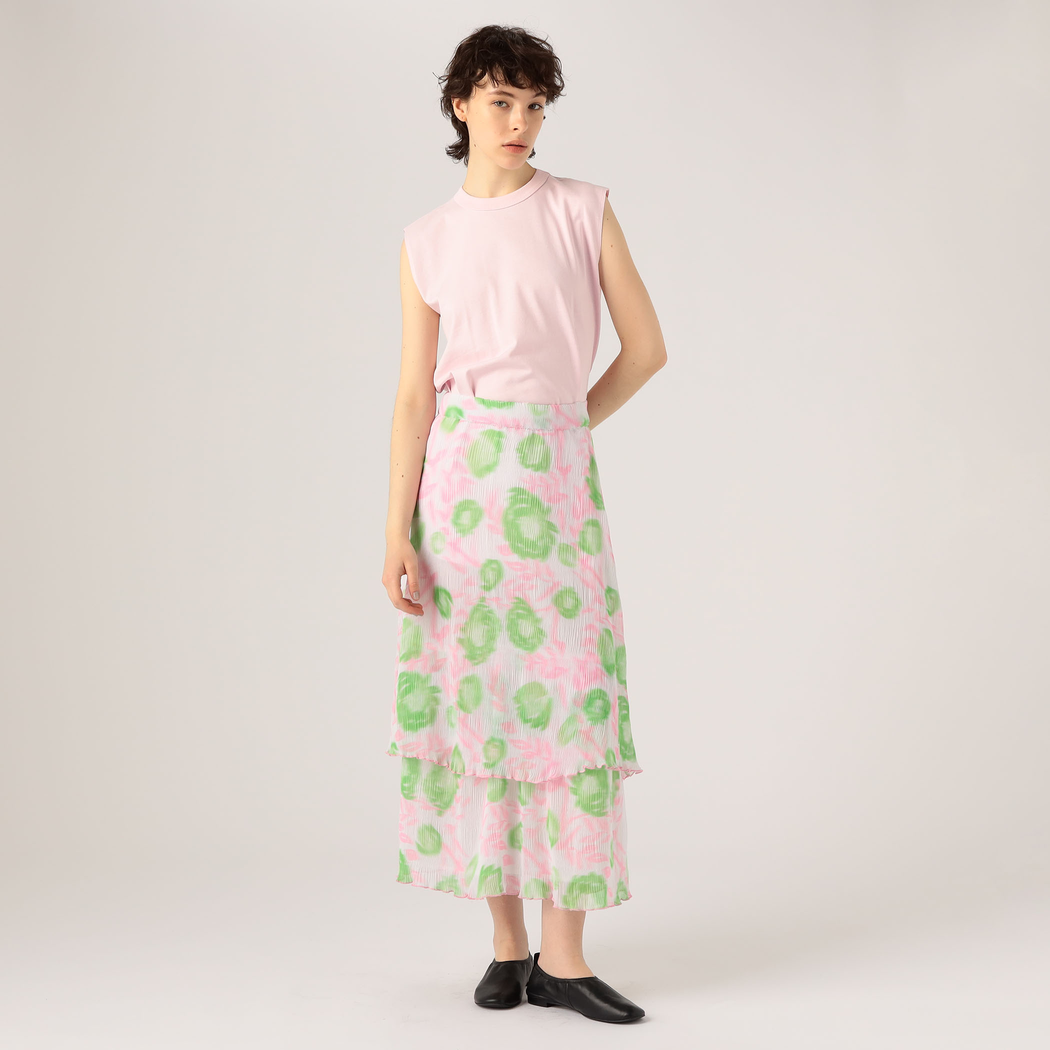 GANNI ボタニカル レイヤードスカート｜トゥモローランド 公式通販