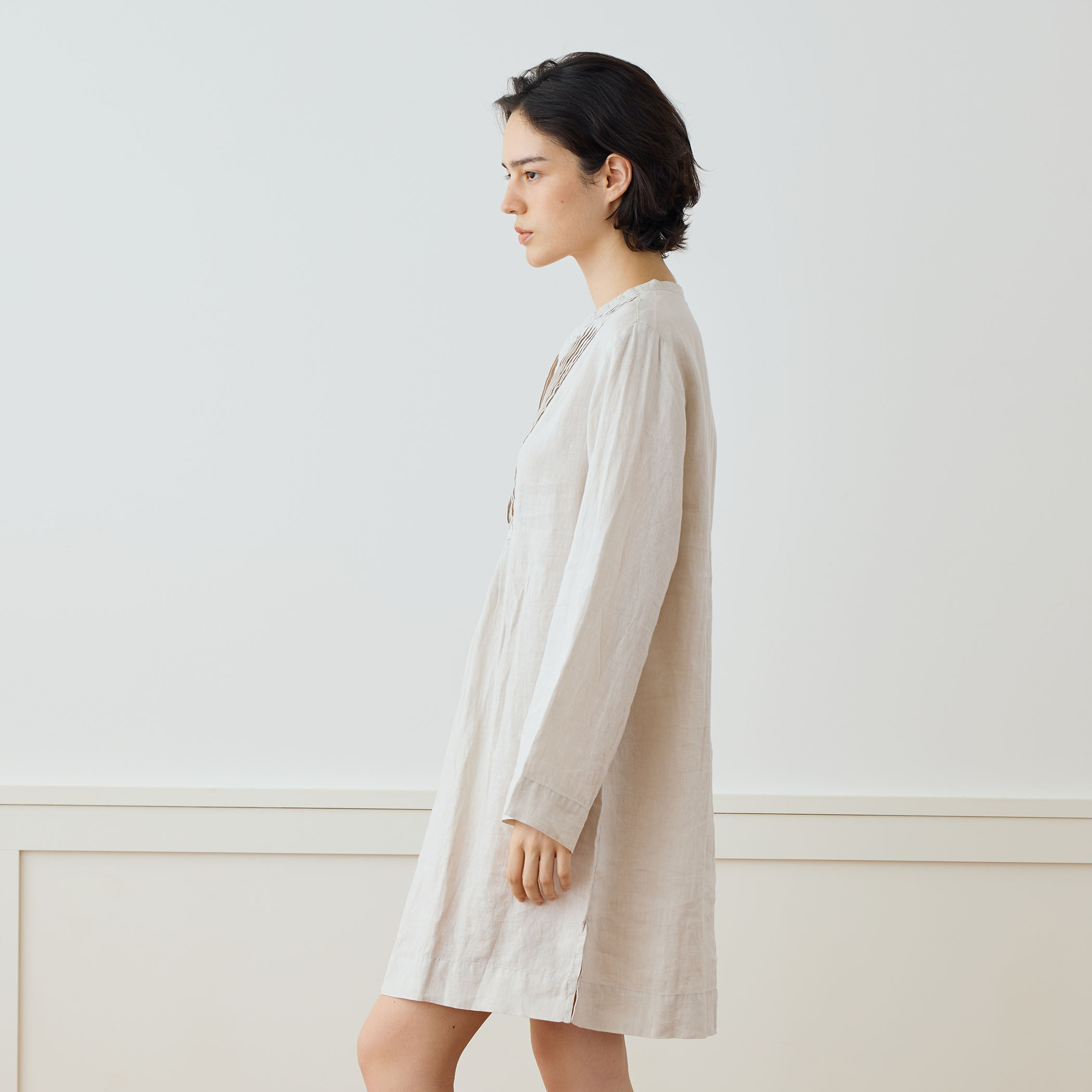 リネンランダムピンタックワンピース URBAN RESEARCH ROSSO WOMEN（アーバンリサーチ ロッソ）の