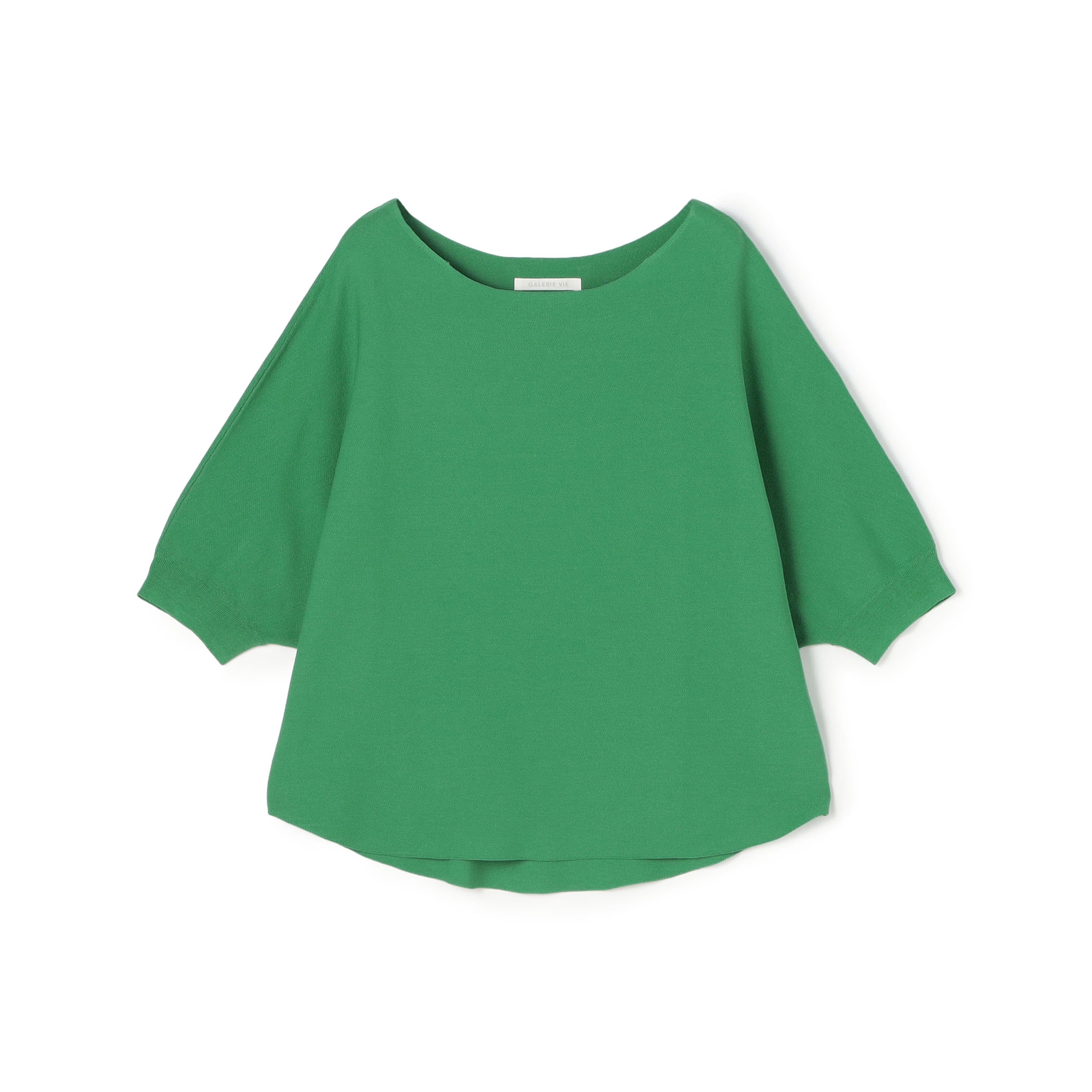 クレープコットンガーター ドルマンスリーブプルオーバー