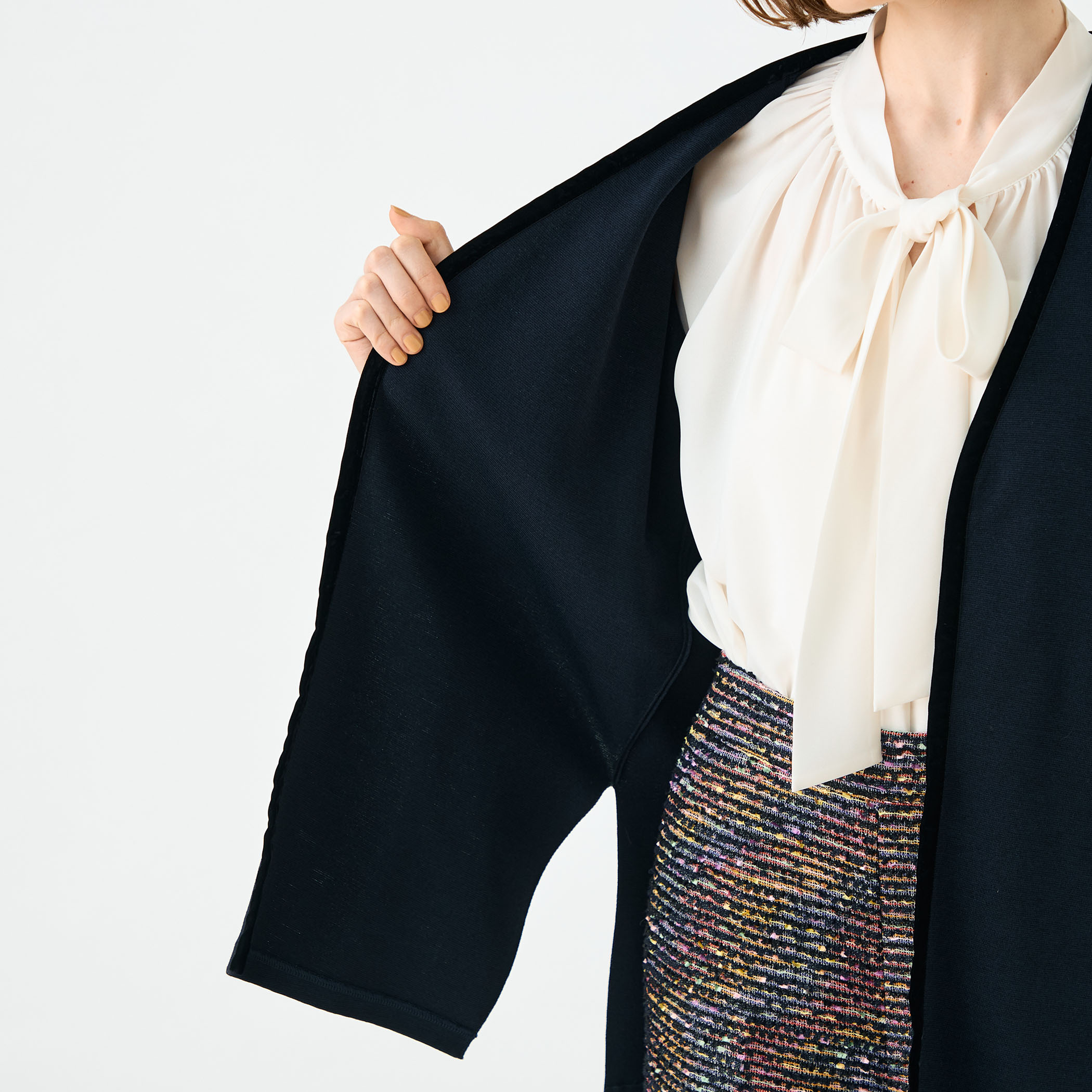 □ミラノリブ Vネックジレ｜トゥモローランド 公式通販