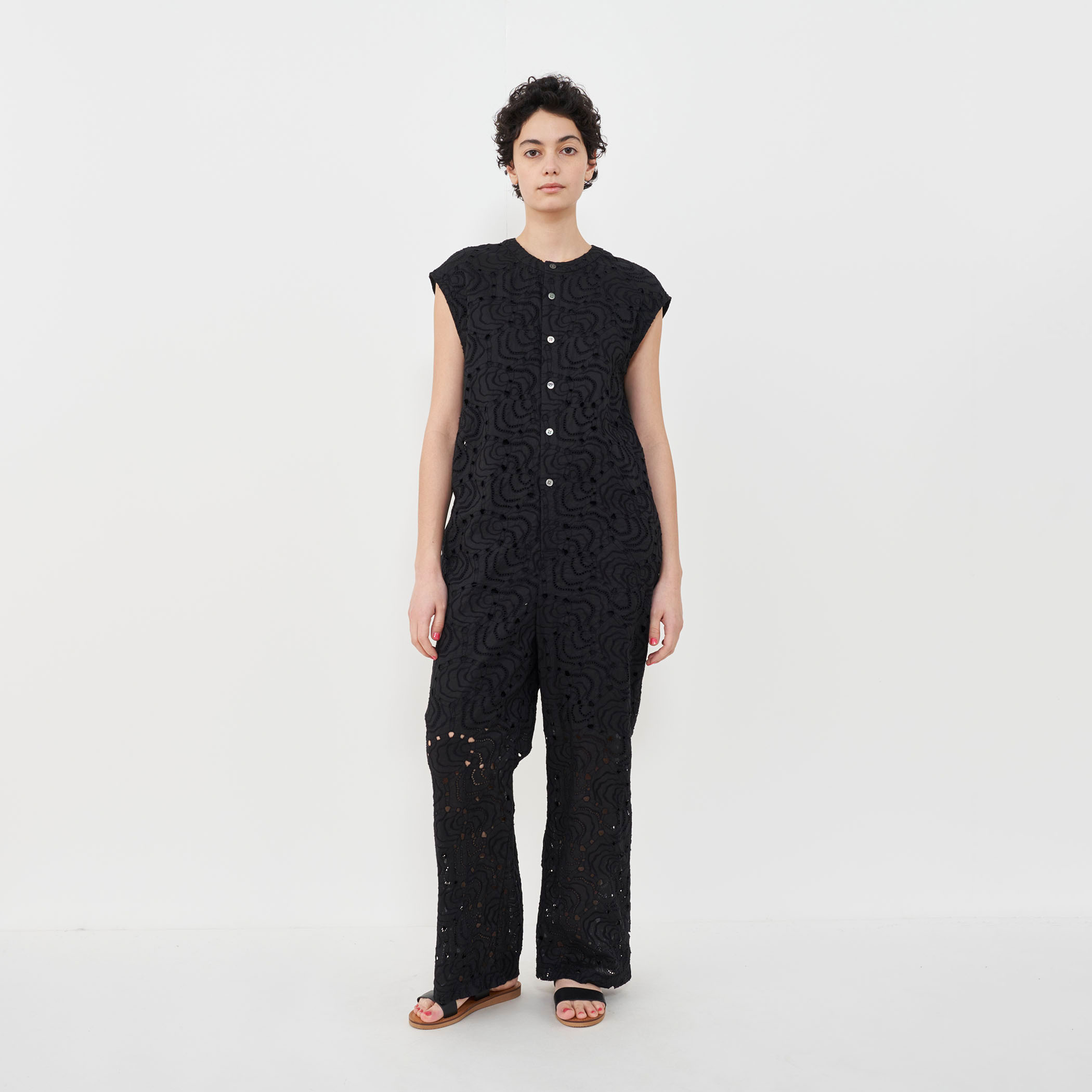 24SS GALERIE VIE オイスターエンブロイダリー オールインワン item9a1619e8a3b911ee97970242ac