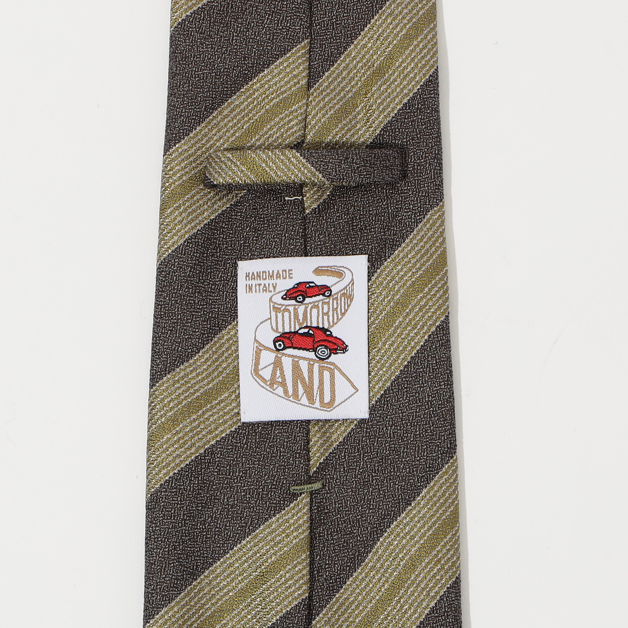 TOMORROWLAND MADE IN ITALY シルクジャガード レジメンタル