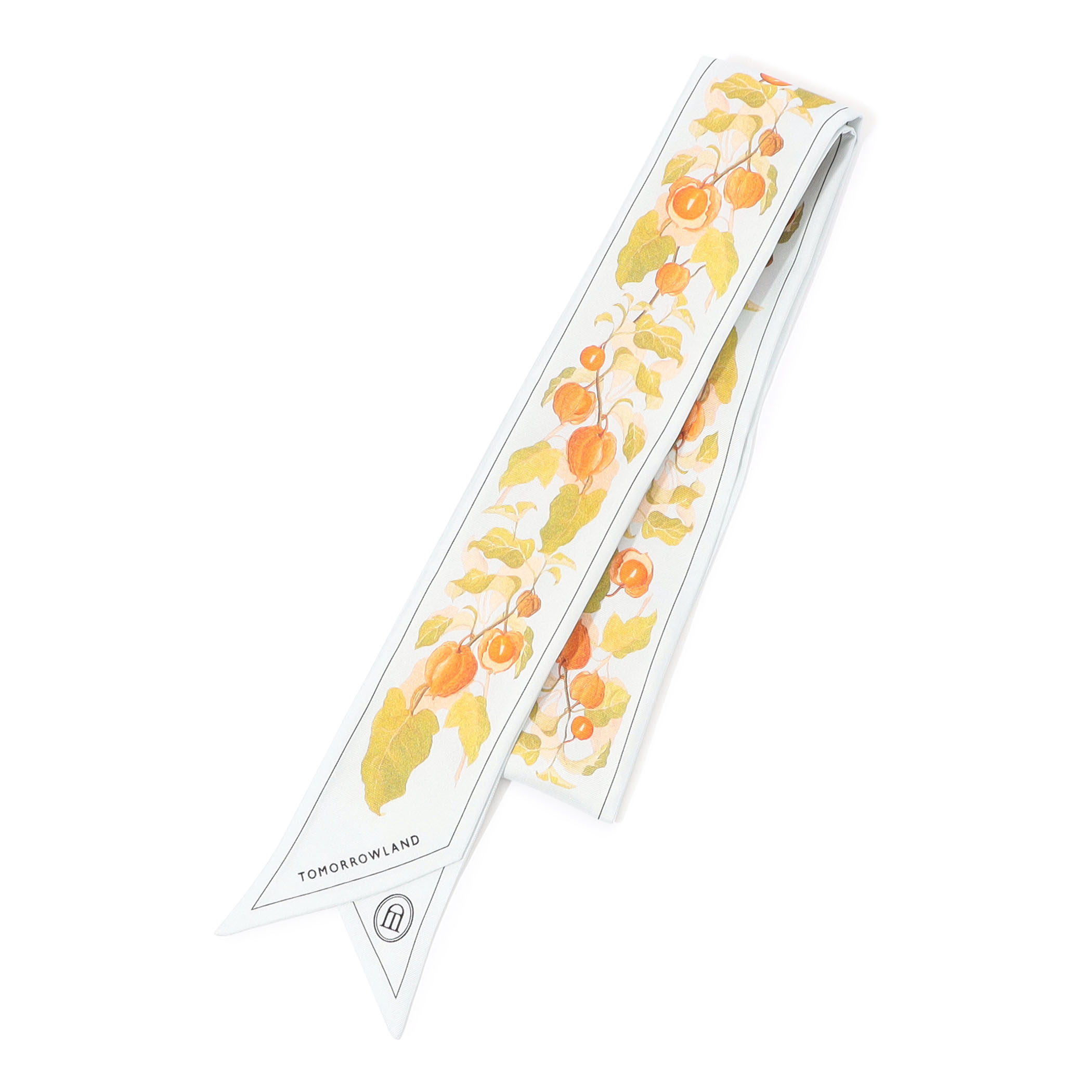 ATELIER TOMORROW AUTUMN FLOWER BANDEAU シルクスカーフ