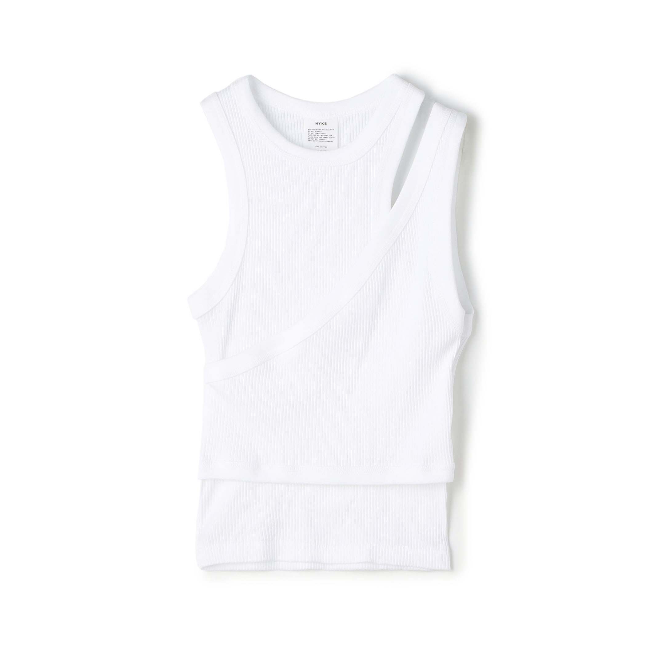 HYKE DOUBLE SHOULDER TANK TOP