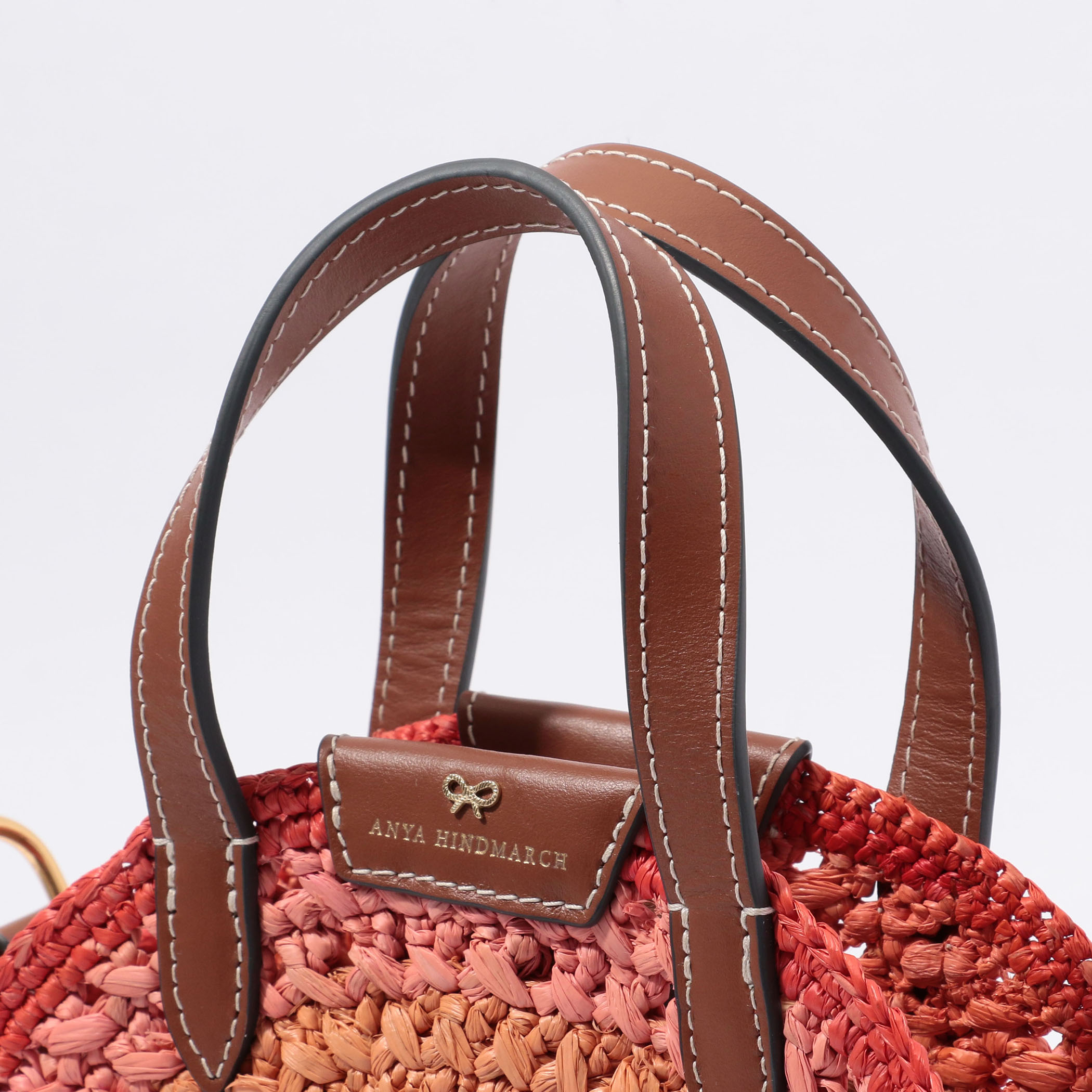 ANYA HINDMARCH SMALL ROUND BOW TOTE バッグ|トゥモローランド ANYA HINDMARCH SMALL ROUND BOW TOTE バッグ|トゥモローランド
