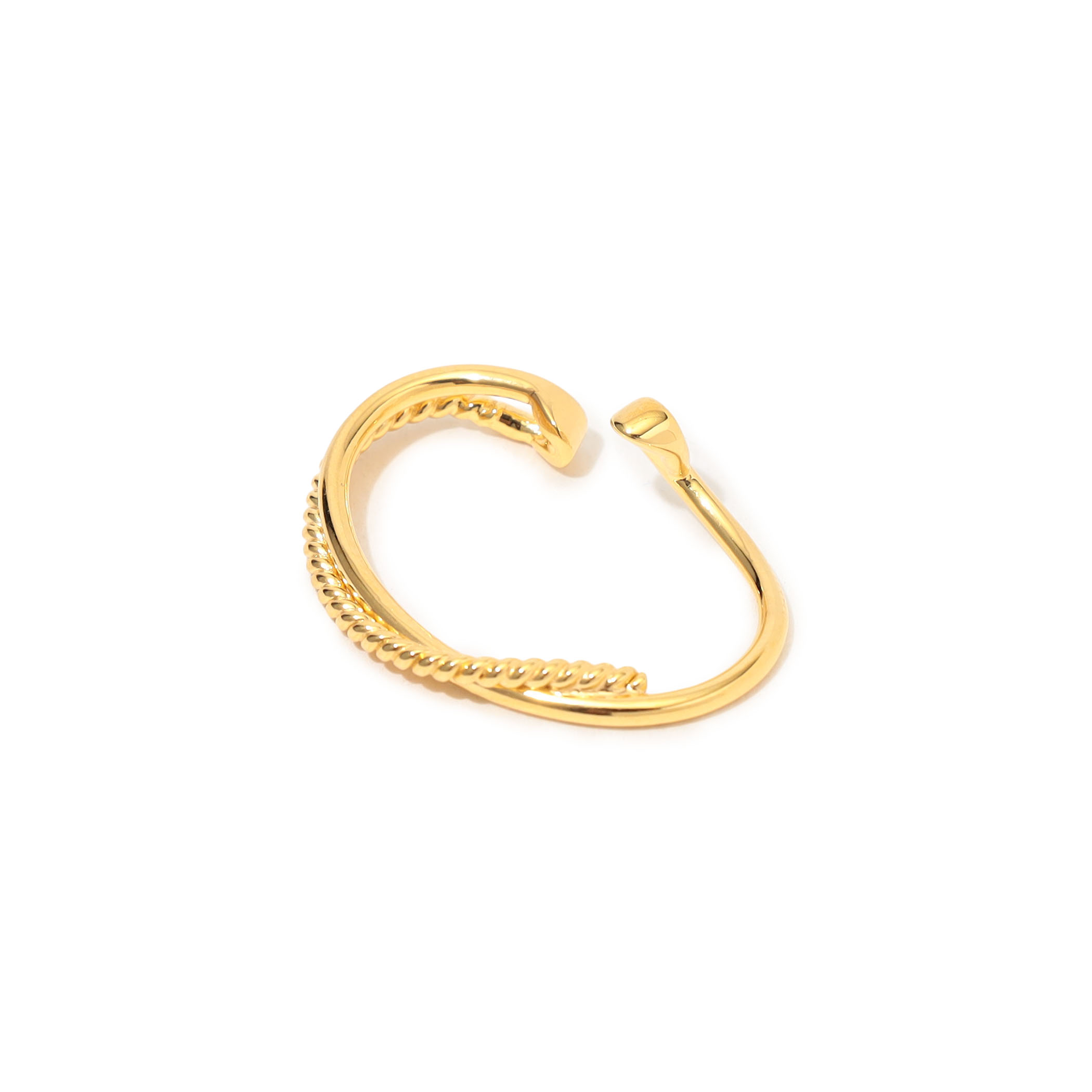 BAR Jewellery CONTRA ゴールド 片耳 イヤーカフ