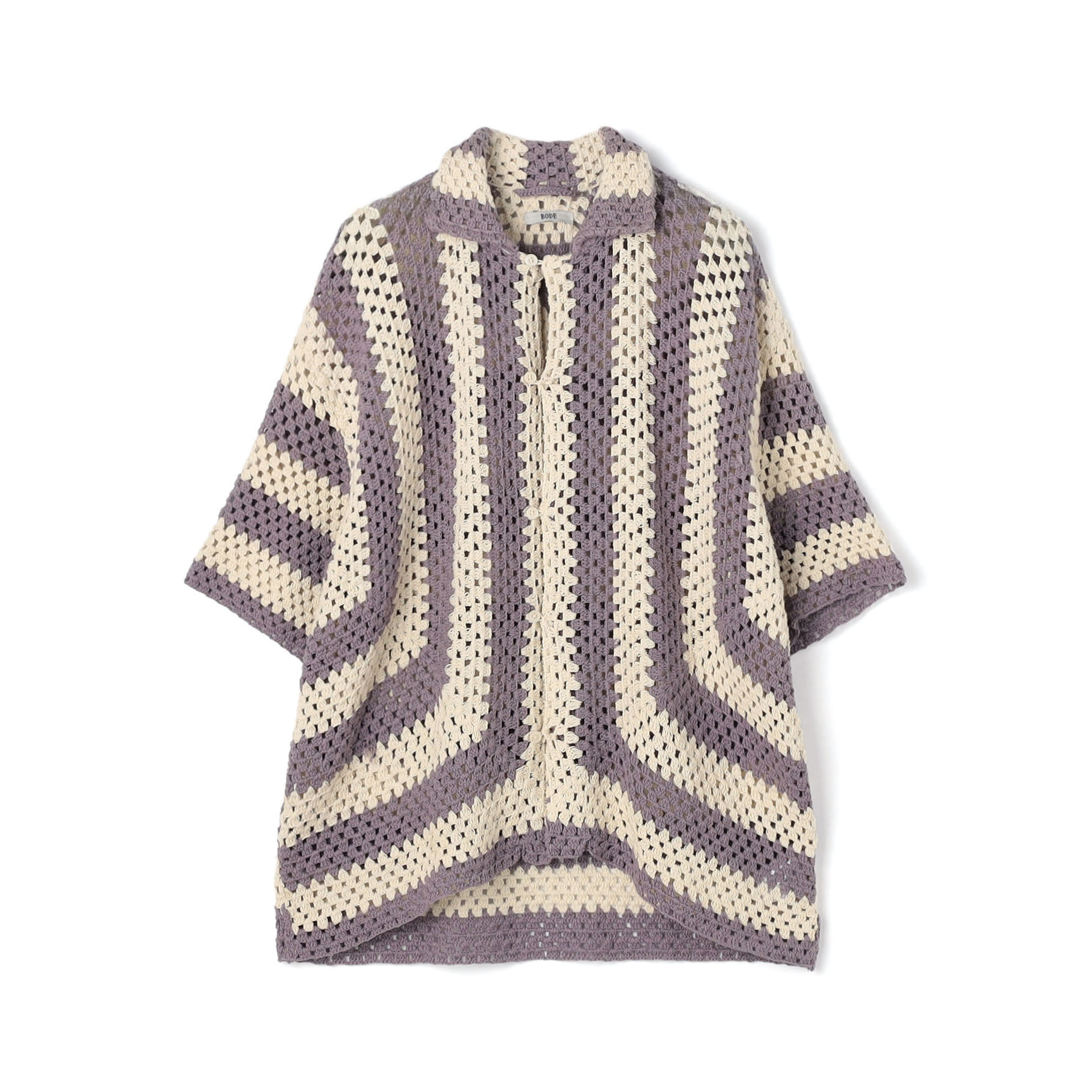 BODE FLAGSHIP CROCHET クロシェニットシャツ