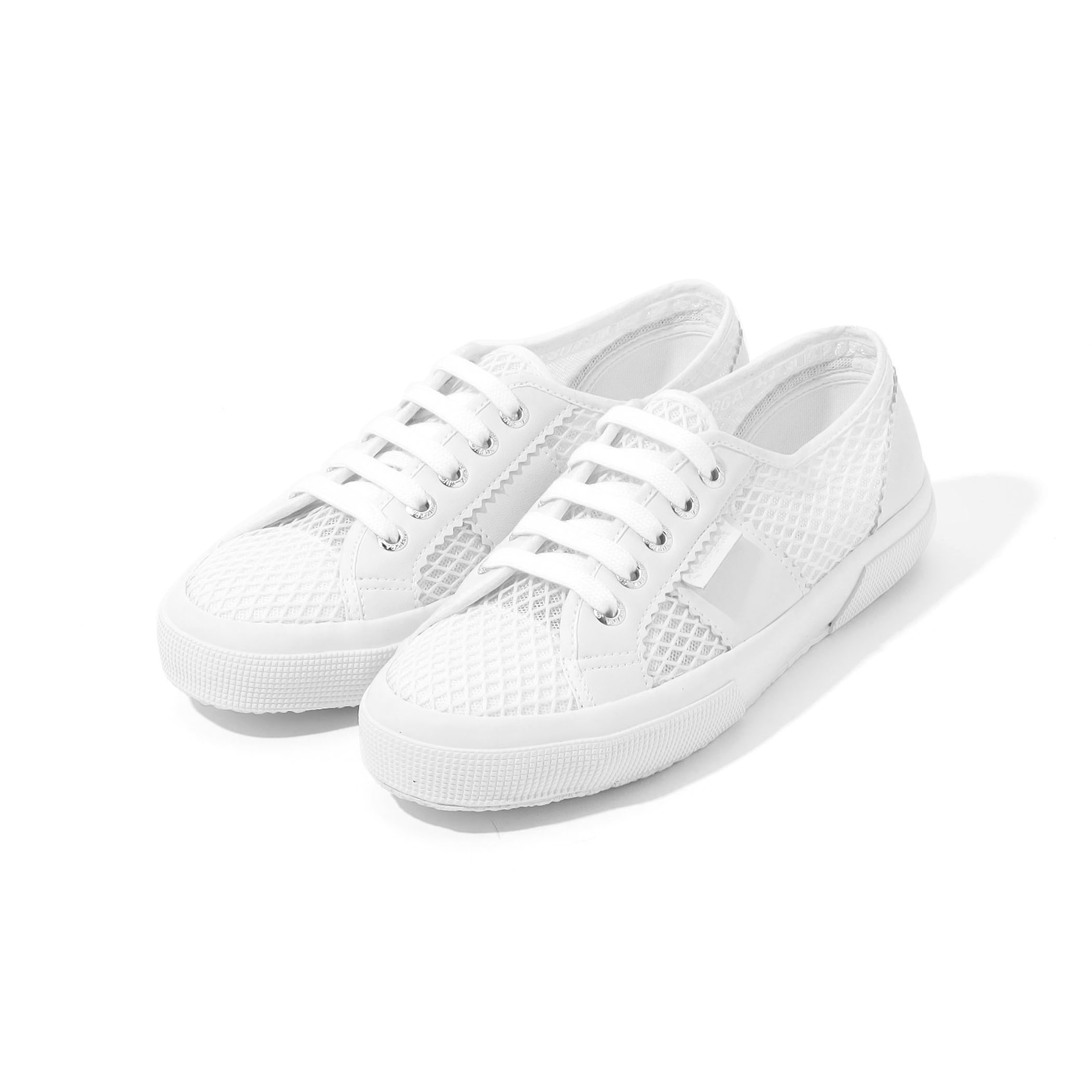 受注生産】PELLICO×SUPERGA メッシュ 限定スニーカー 2.0cm WHITE