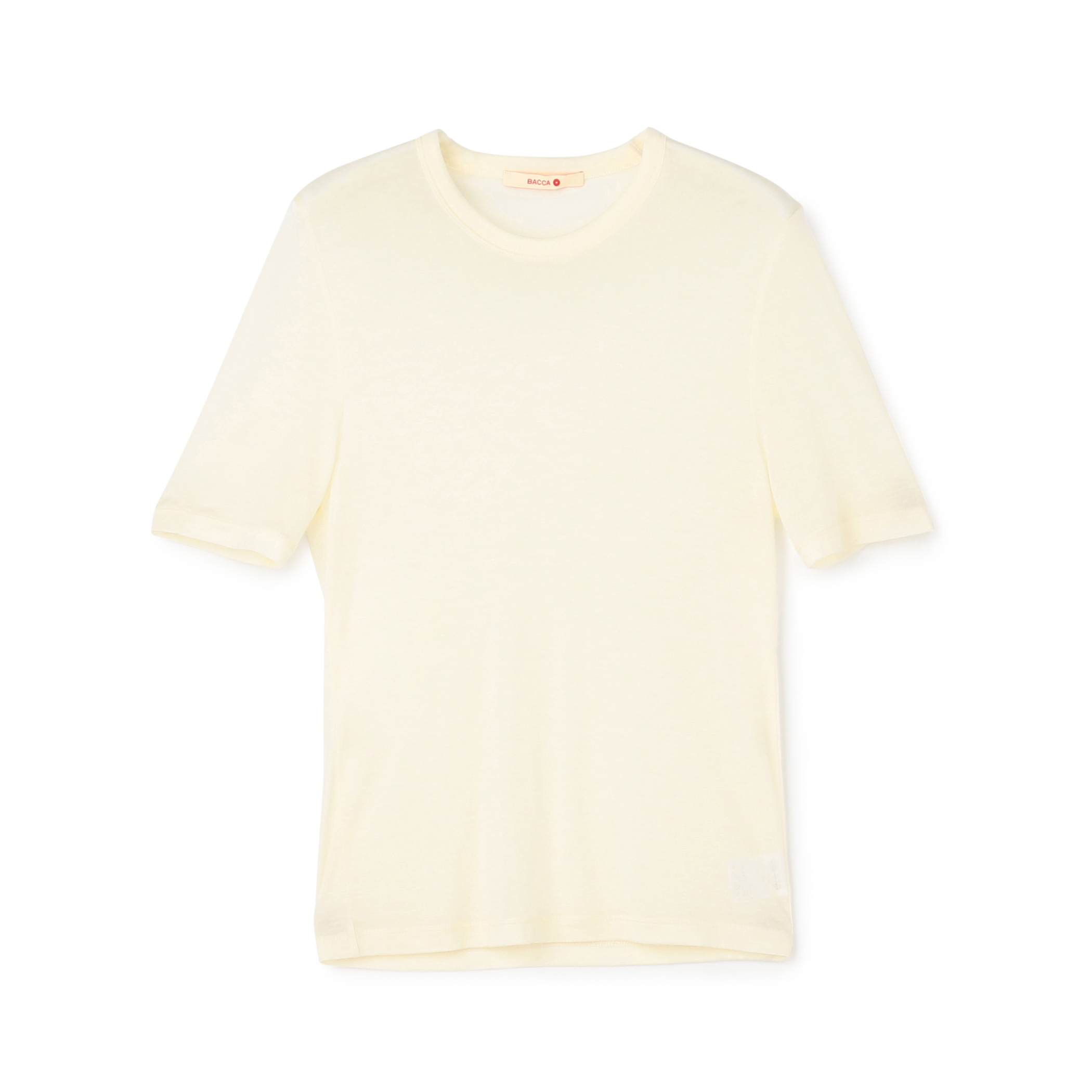 BACCAバッカ　テンセルシルク ベーシックカットソー アイボリー テンセルシルク ベーシックTシャツ｜トゥモローランド 公式サイト