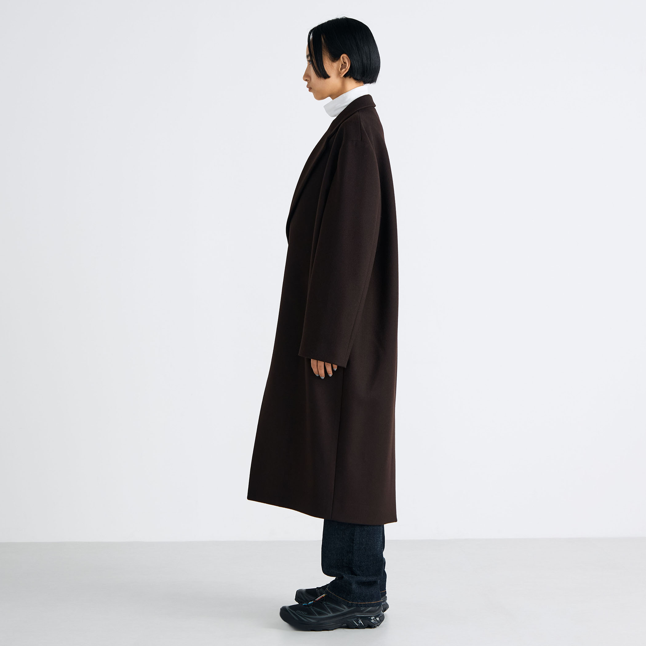 super120sロングメルトンチェスターコート UNITED TOKYO（ユナイテッドトウキョウ）の「Super120'sロング