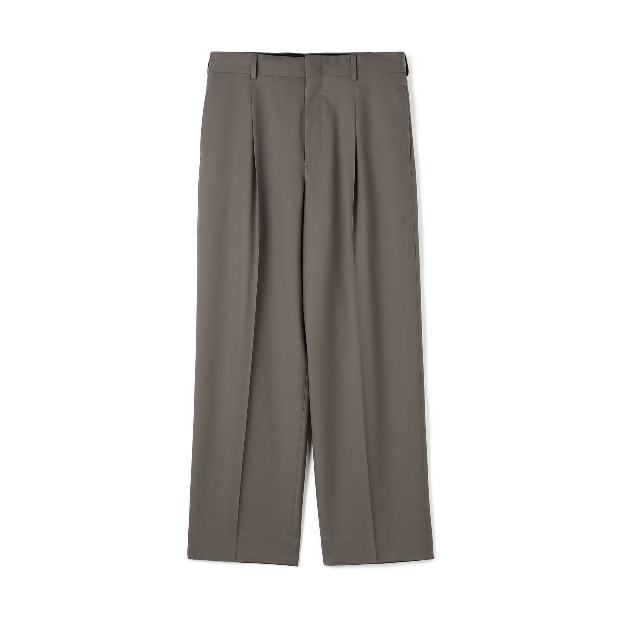 Super120's ウォッシャブルウール スラックス