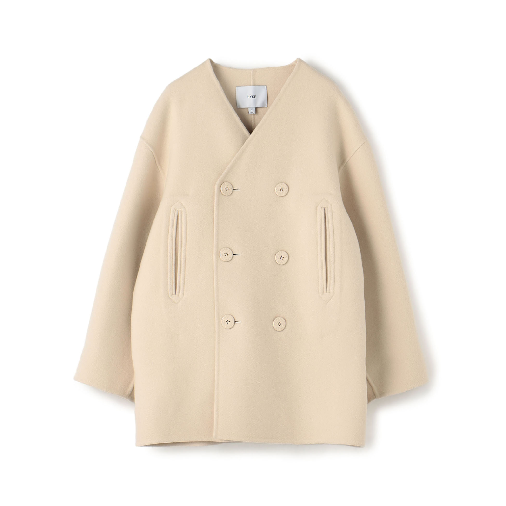 HYKE DOUBLE FACE PEACOAT コート｜トゥモローランド 公式通販