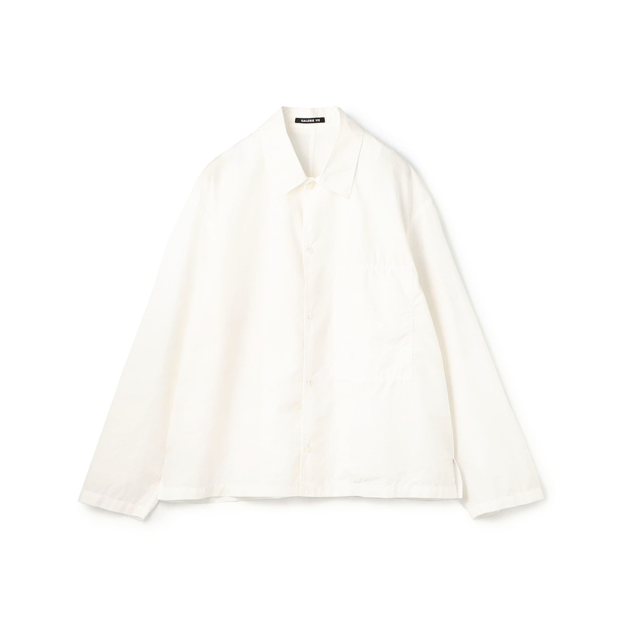 クリスプライトコットン シャツブルゾン