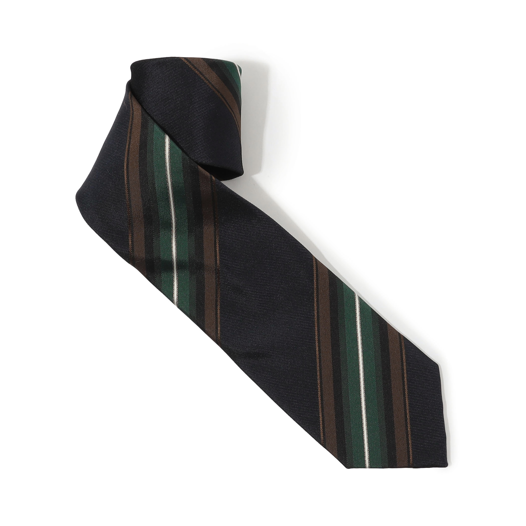 TOMORROWLAND シルクジャガード レジメンタルストライプネクタイ