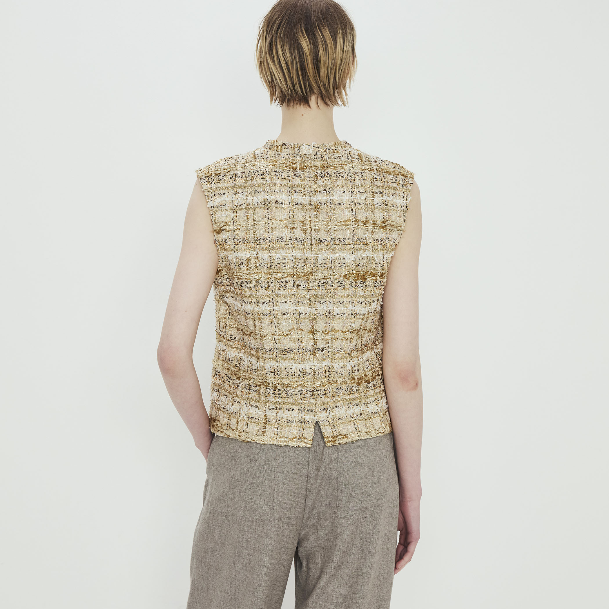 GOLD TWEED ショートジレ｜トゥモローランド 公式通販