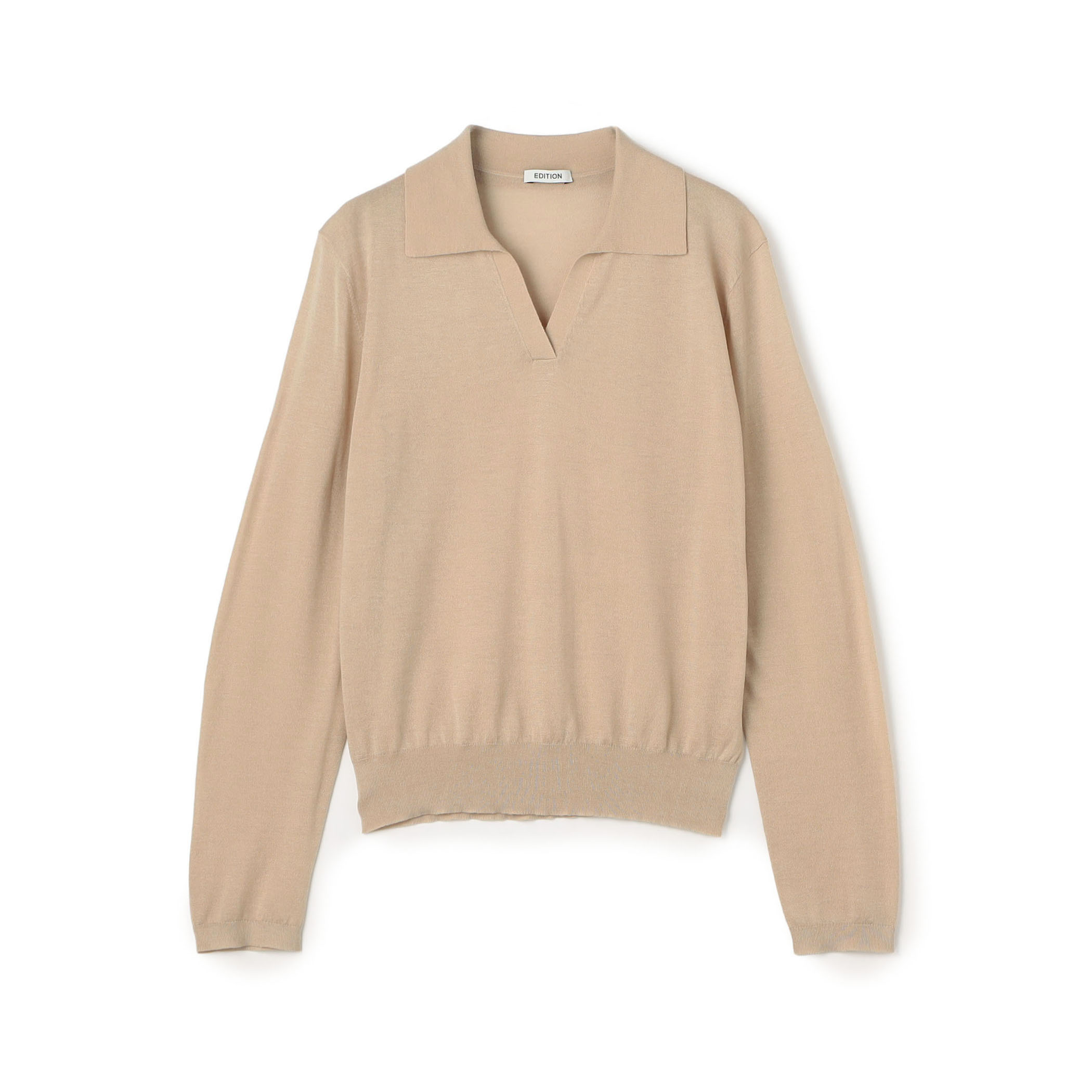 ウールテンセルシルク スキッパー ニット