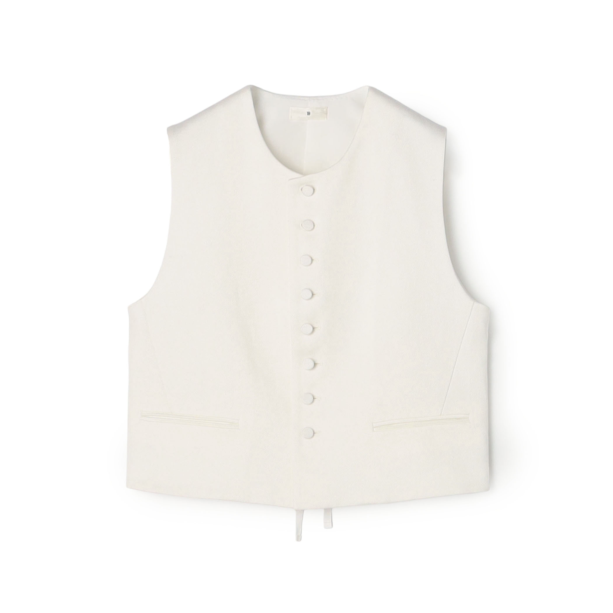 リネンツイル ショートジレ