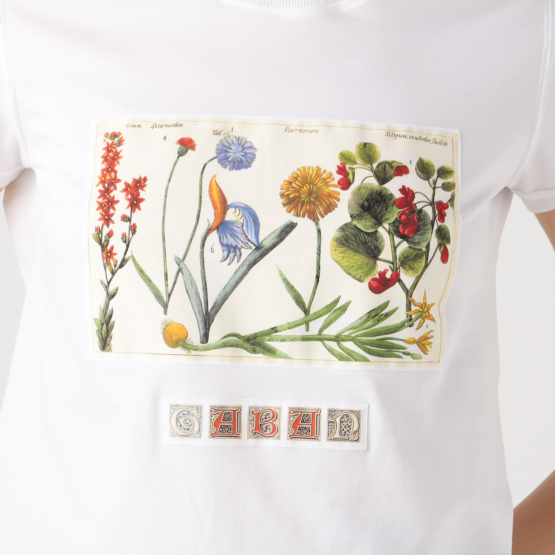 CABaN スビンコットン パレルモフラワープリントTシャツ caban（キャバン）の「スビンコットン パレルモフラワープリントT