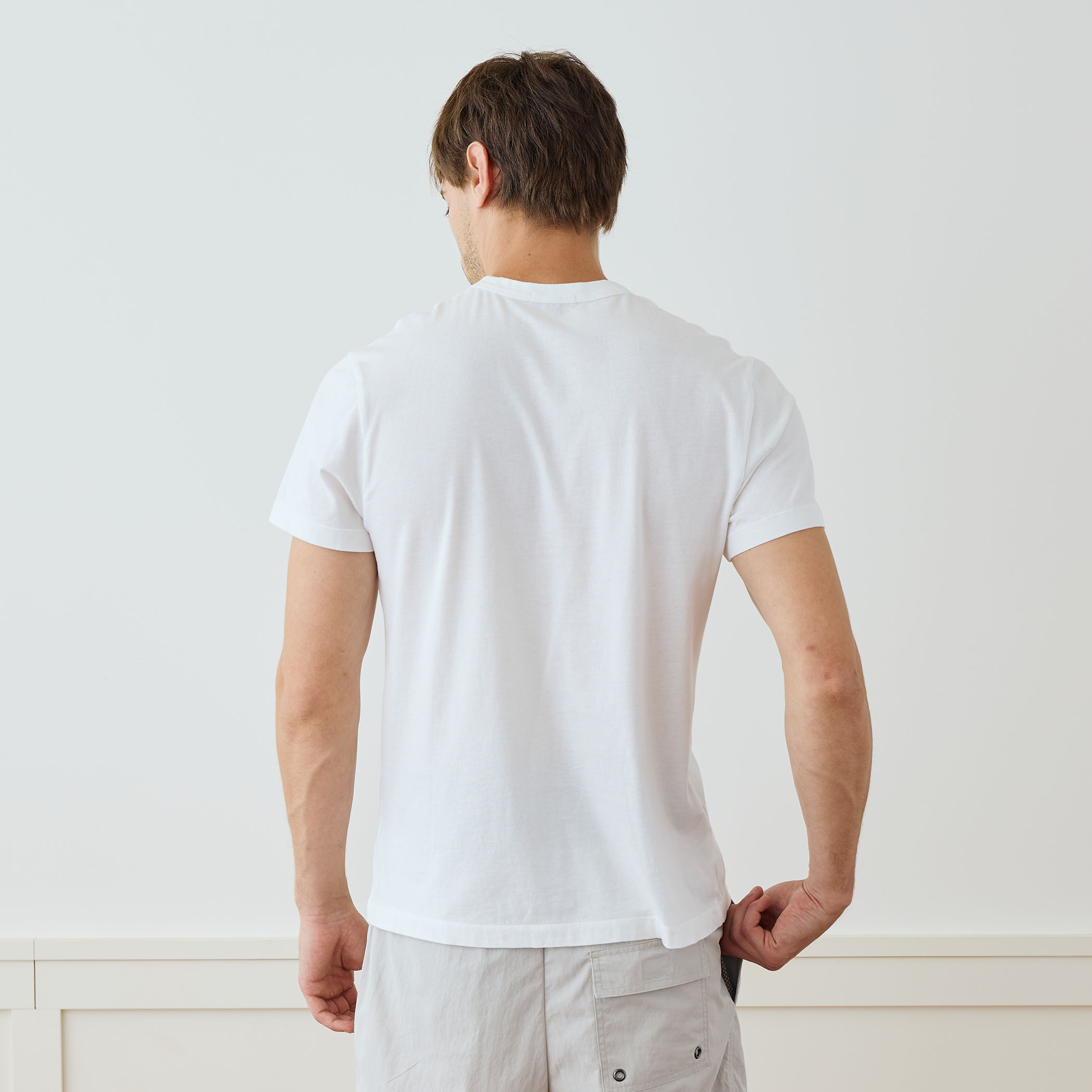 コットンジャージー クルーネックTシャツ MBEL3614