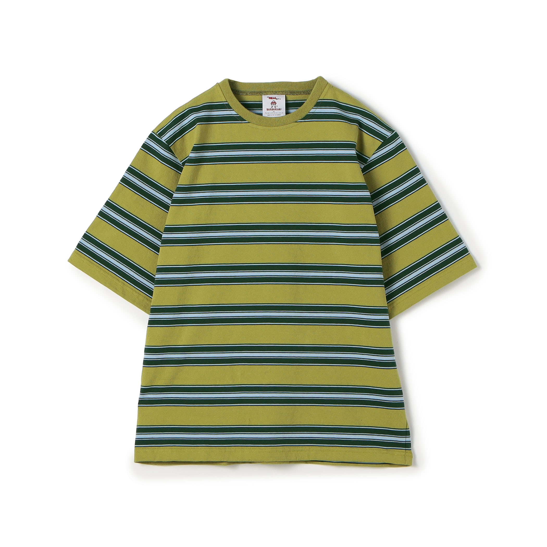 【別注】BARBARIAN コットンハーフスリーブ クルーネックカットソー