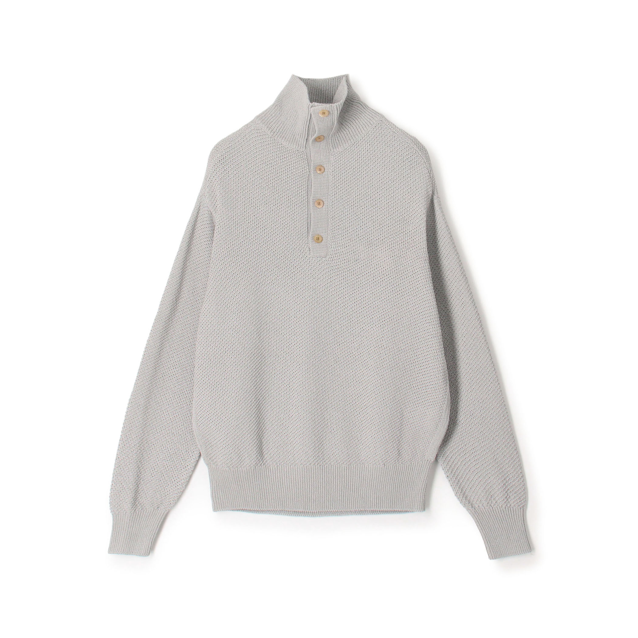 TOMORROWLAND tricot ギマコットンニット スタンドカラープルオーバー