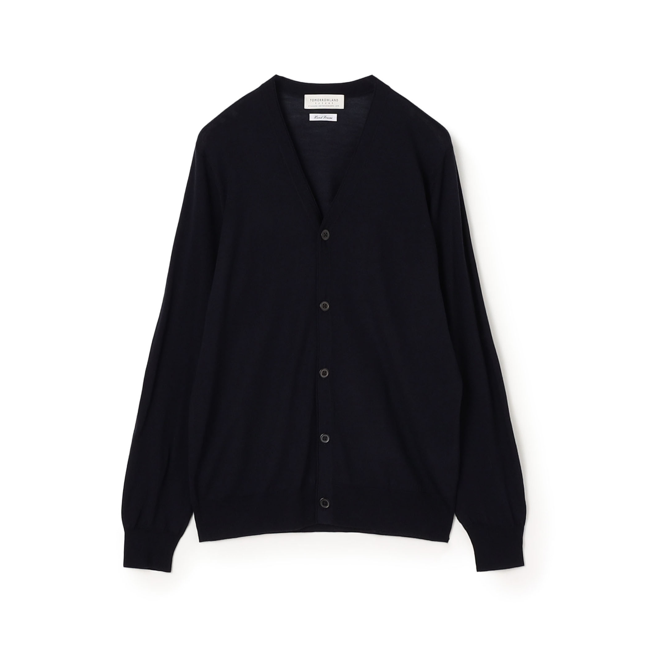 TOMORROWLAND tricot スーパーファインメリノウール Vネックカーディガン S-WOOL