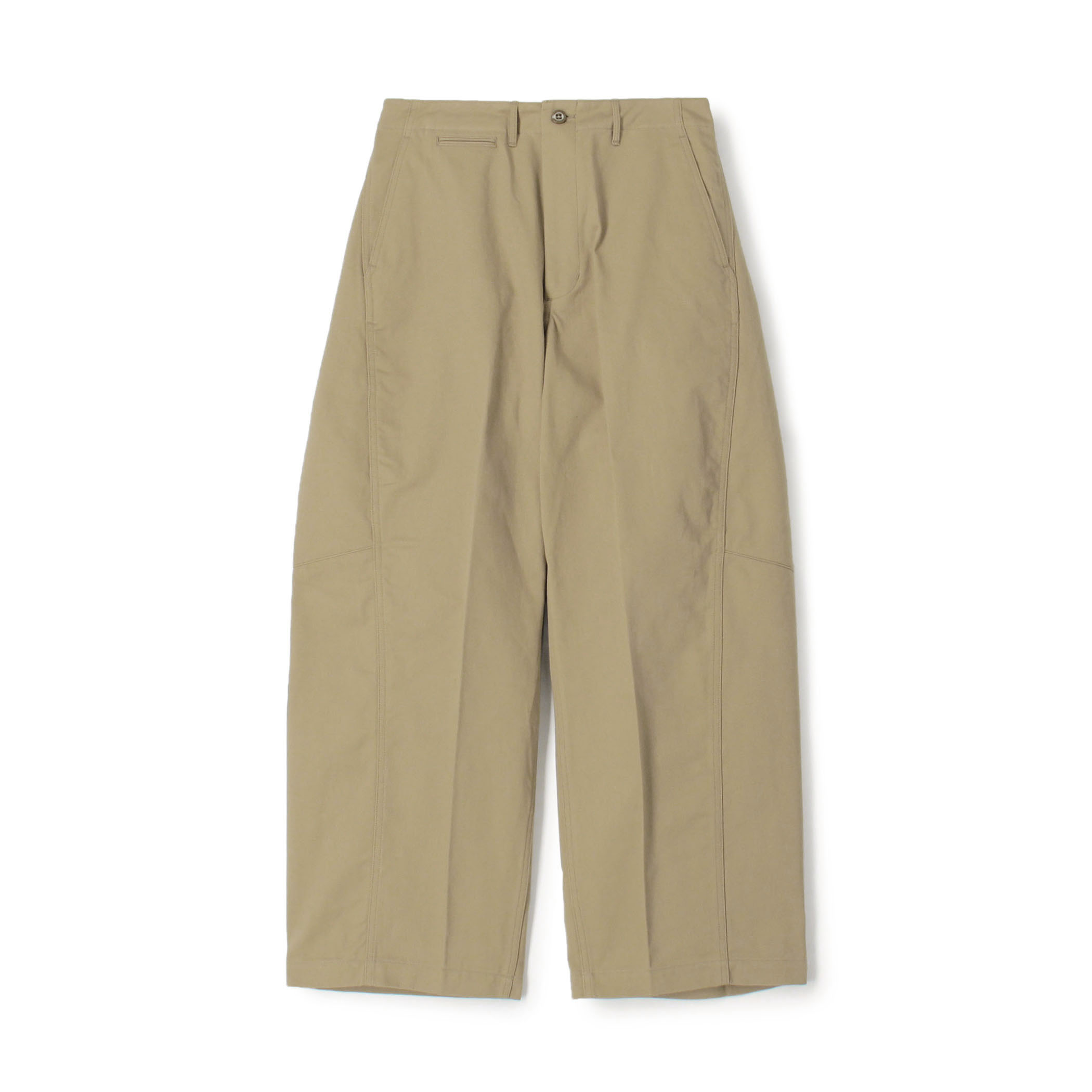 HYKE バレルレッグ チノパンツ