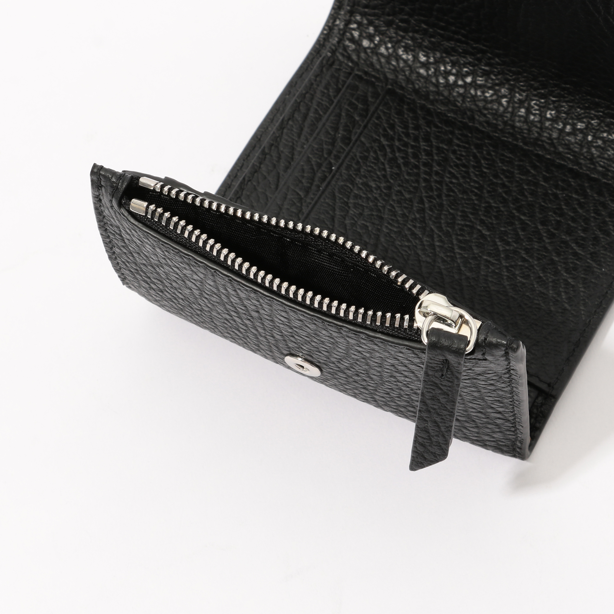 MAISON MARGIELA (メゾン マルジェラ)WALLET CLIP 3 MAISON MARGIELA Wallet Clip 3 With Zip （Black） - Osaka