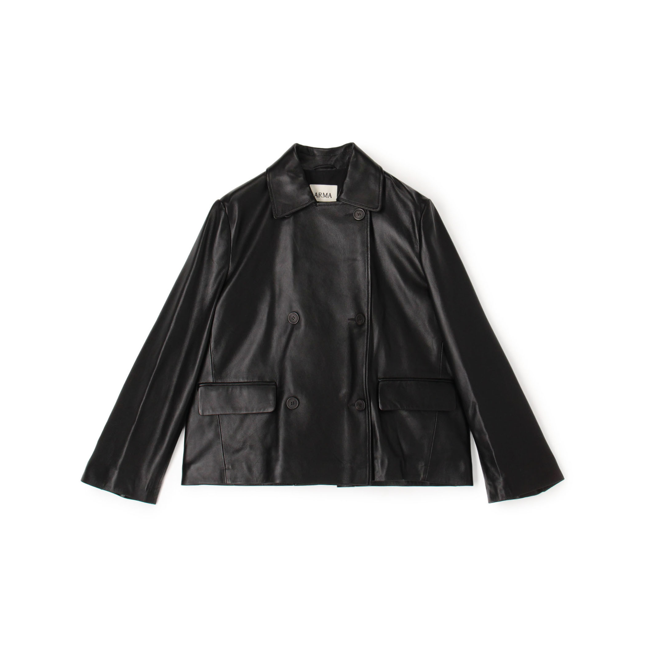 ARMA FENNA Lamb Butter レザー シャツジャケット