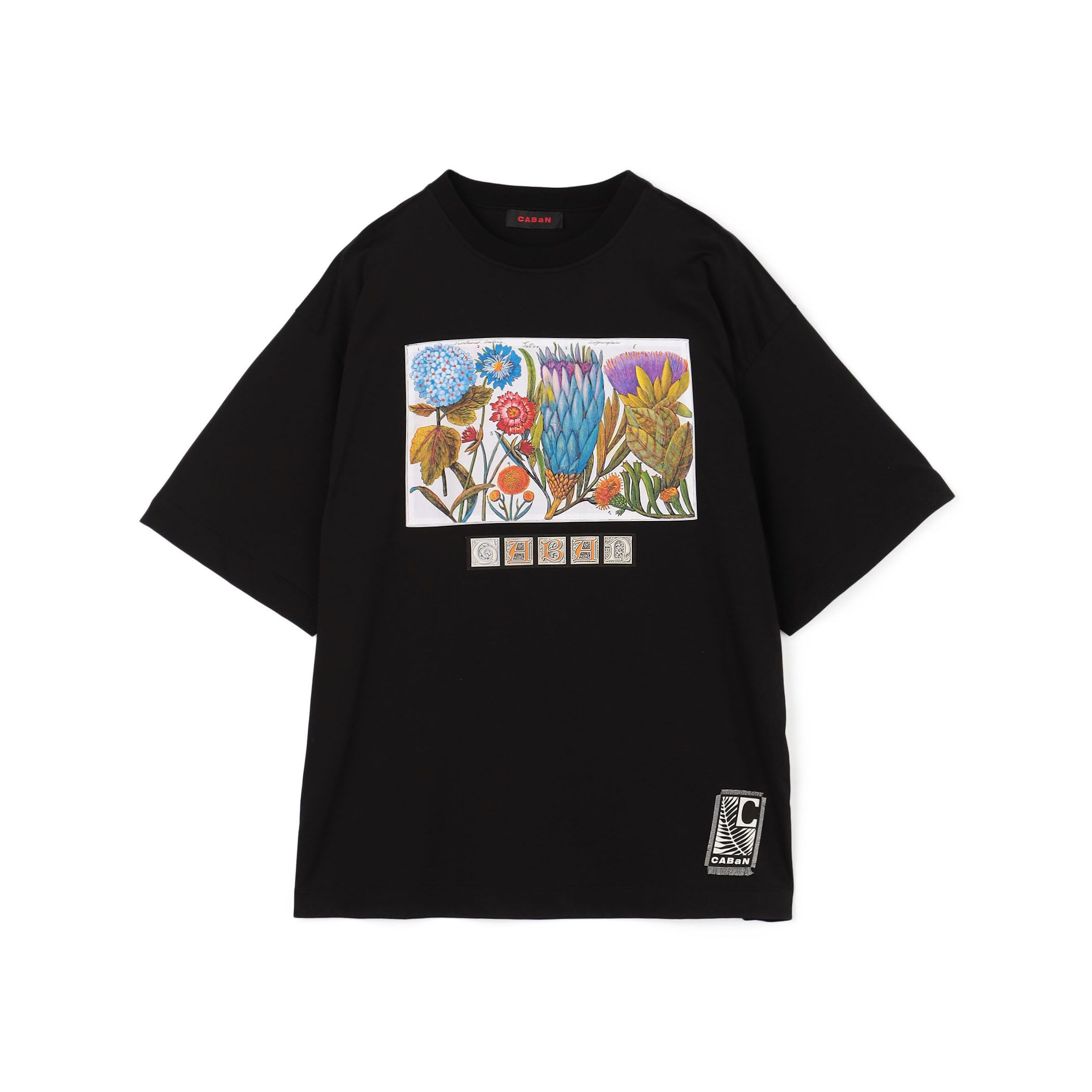 CABaN スビンコットン パレルモプリントTシャツ キャバン