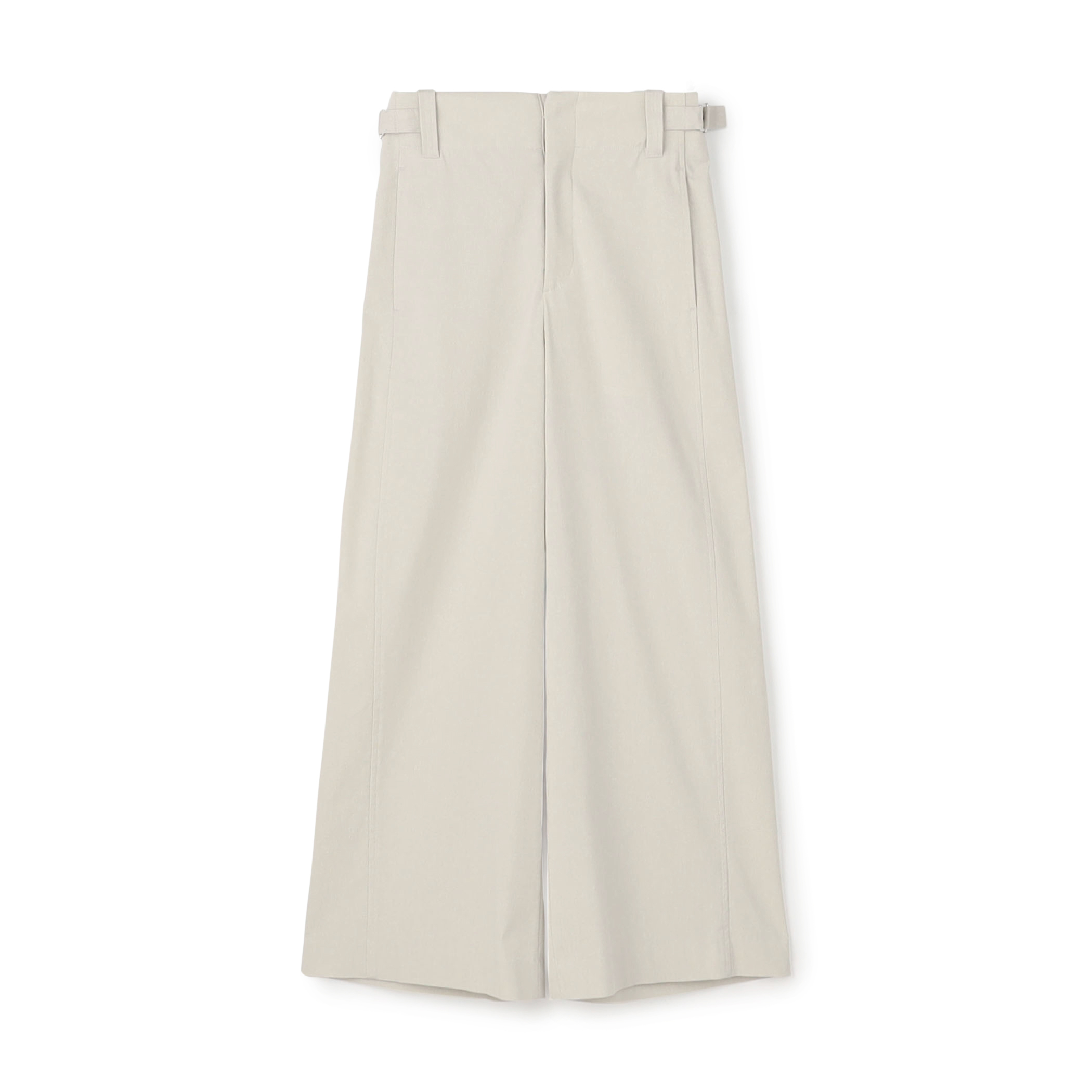ナチュラルスラブストレッチ セミワイドパンツ