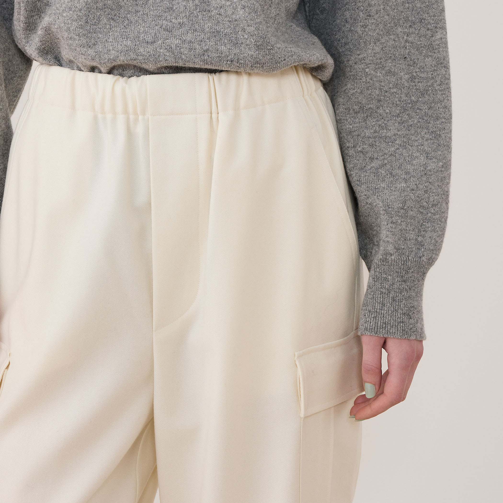 ウールサキソニー イージーカーゴパンツ｜トゥモローランド 公式通販