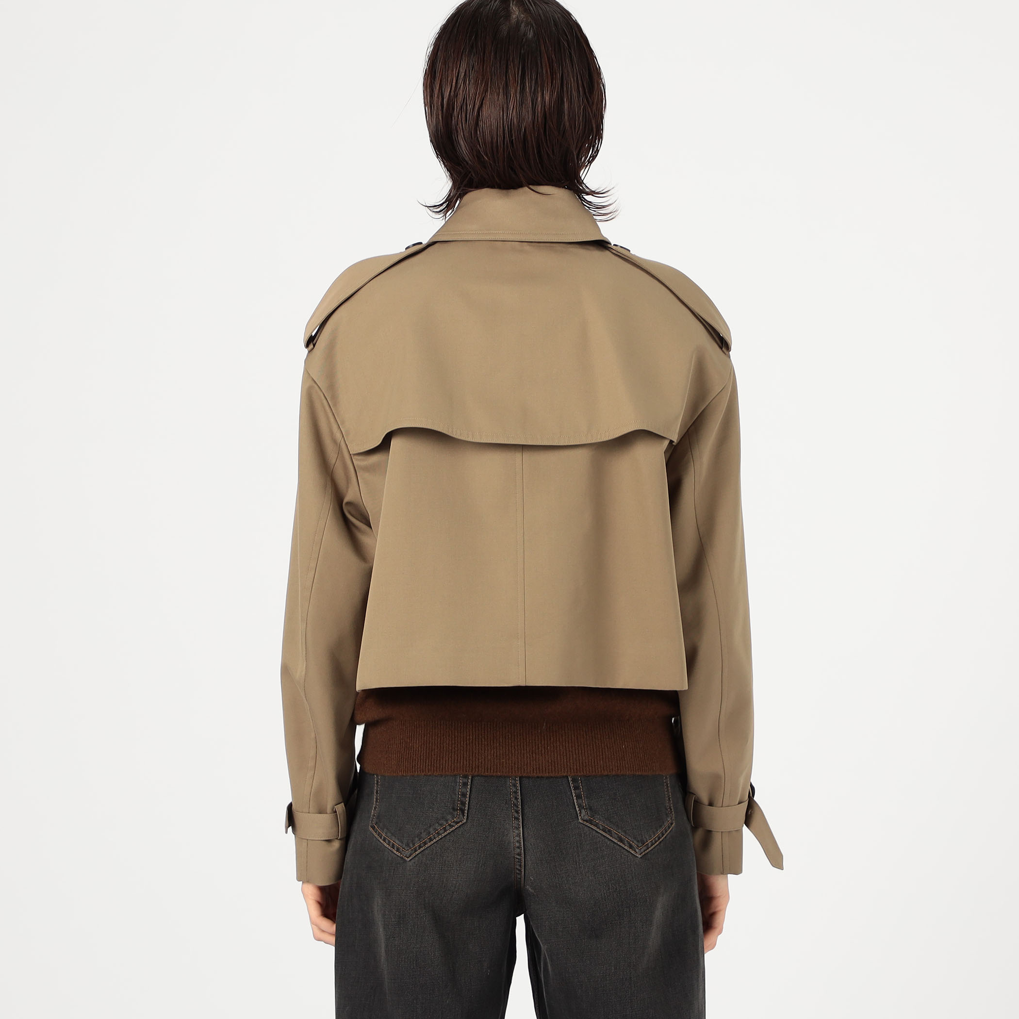 HYKE CROPPED TRENCH COAT｜トゥモローランド 公式サイト