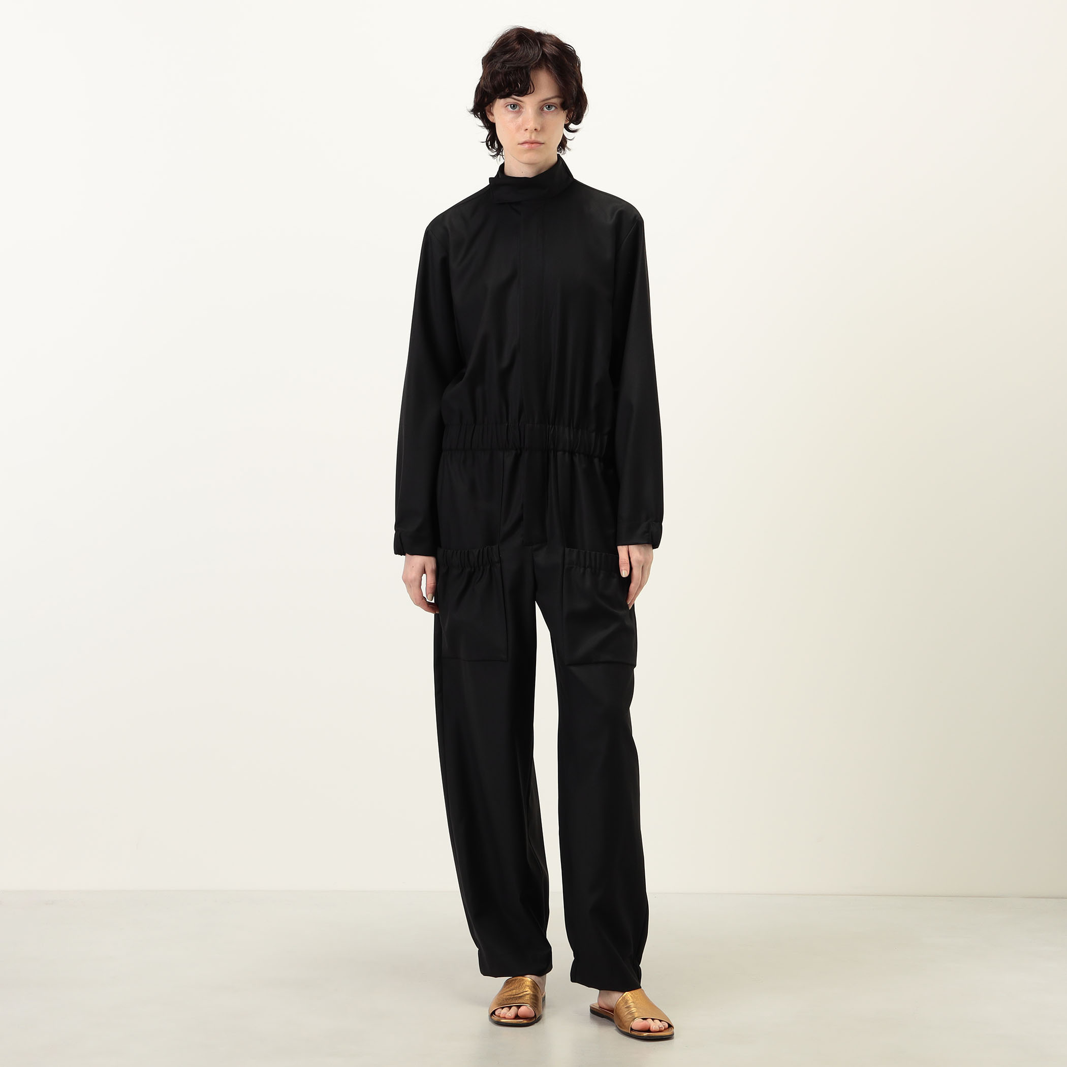 GABRIELA COLL GARMENTS LORO PIANA FINE WOOL ジャンプスーツ